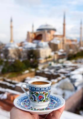 caffe con vista ad istanbul