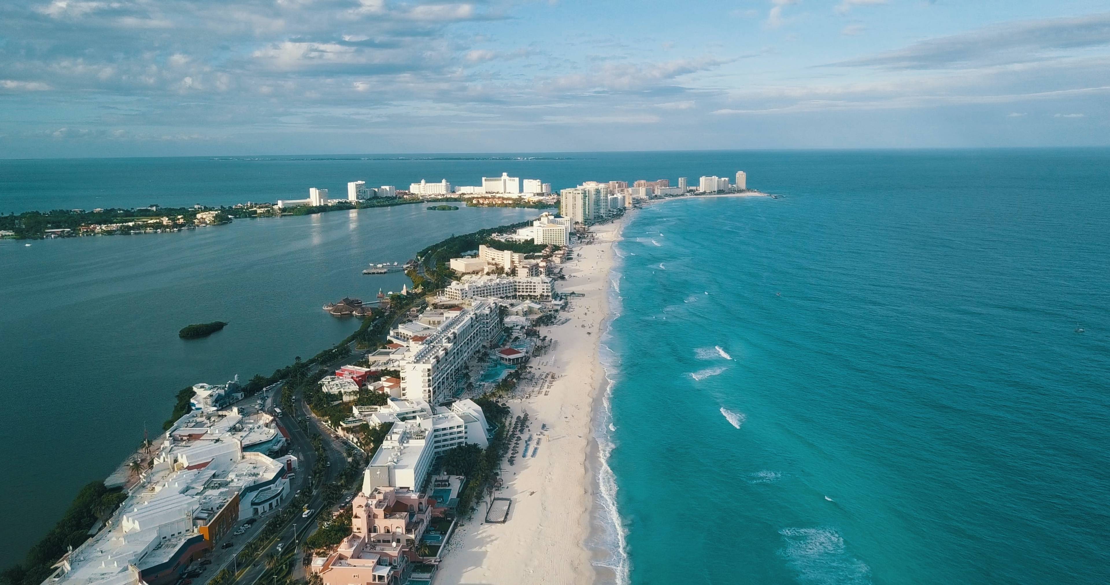 Vista panoramica su Cancun