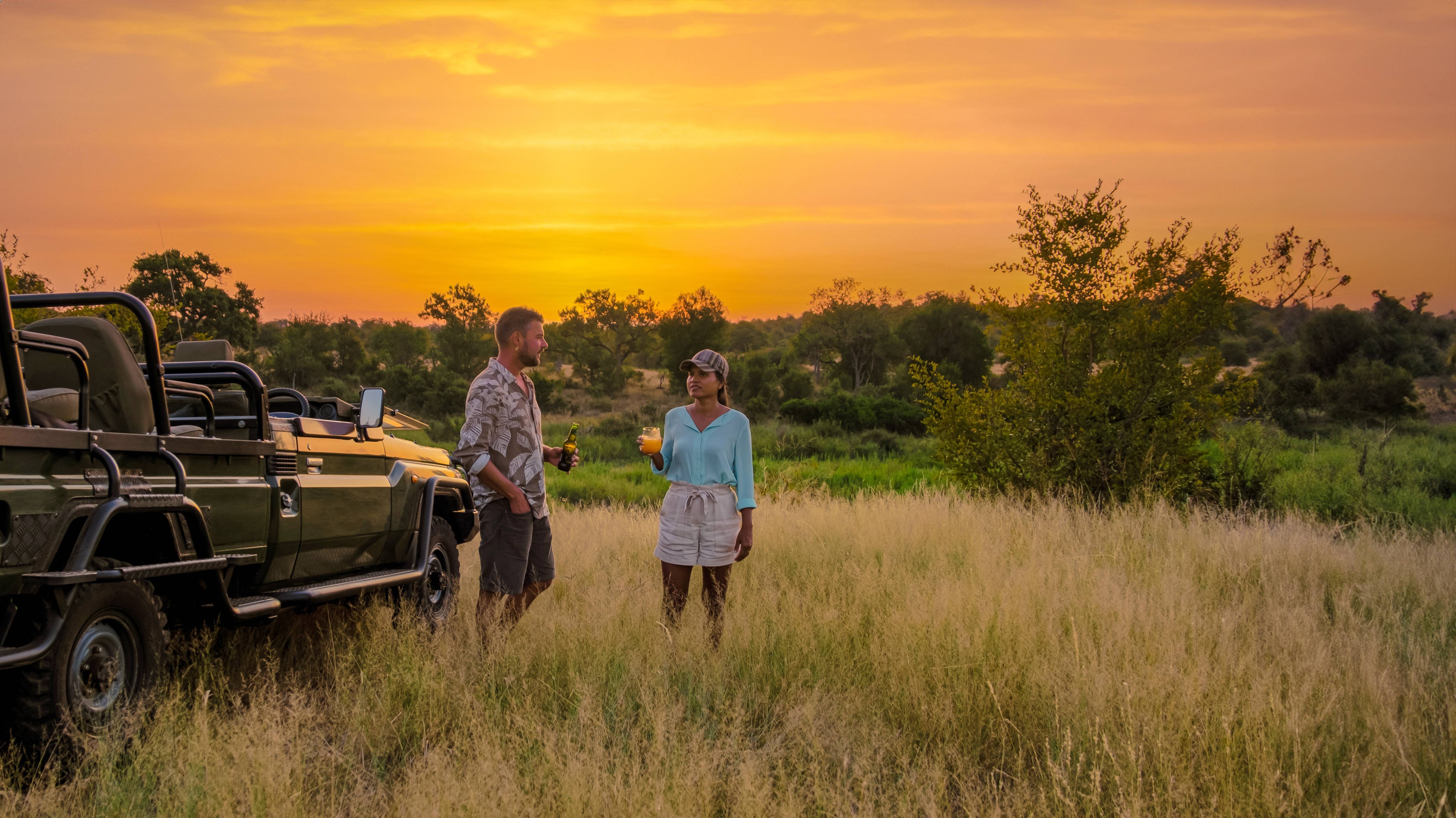 tramonto parco nazionale kruger