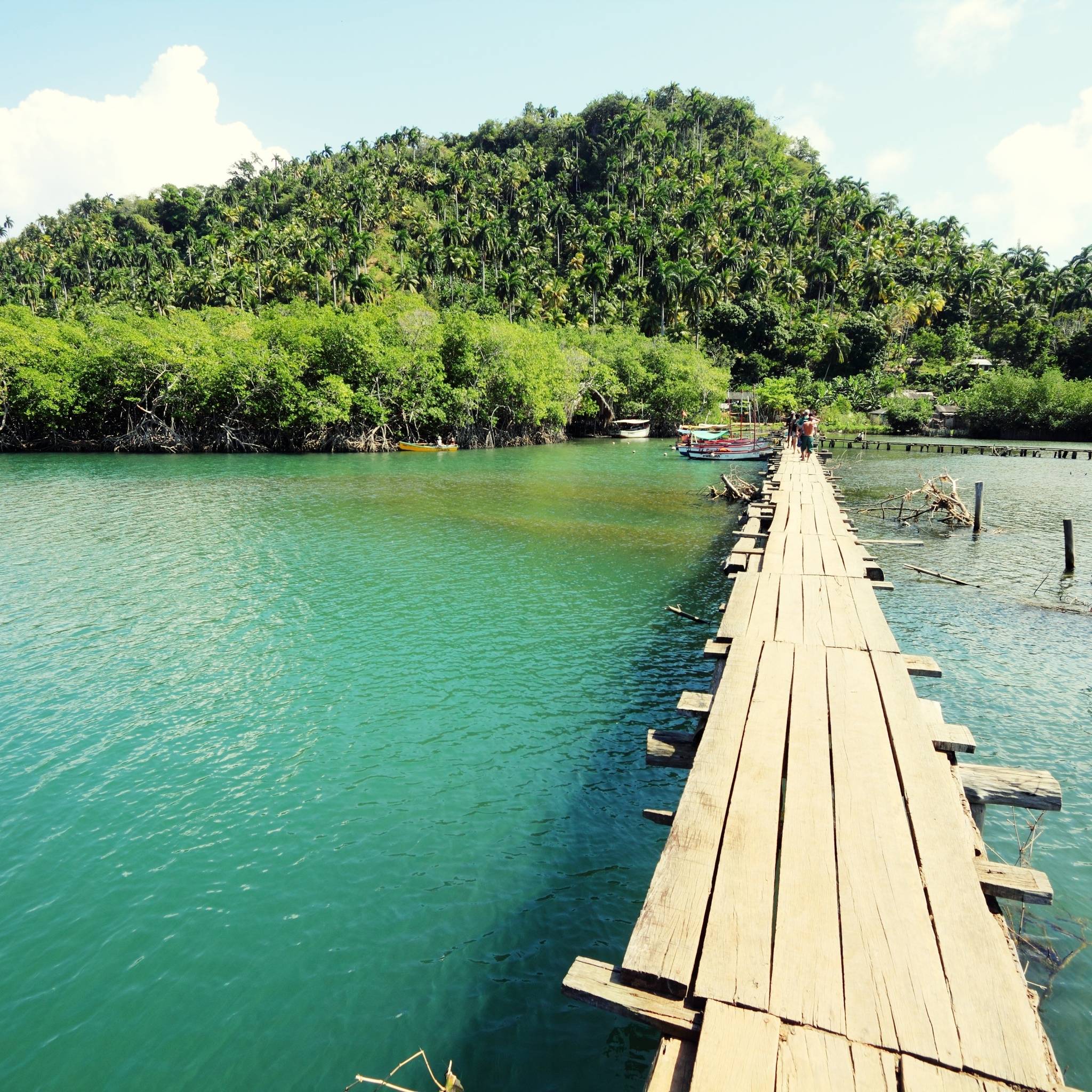 pier in Baracoa, Cuba