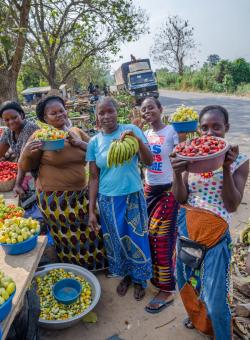 donne della costa d avorio che vendono frutta