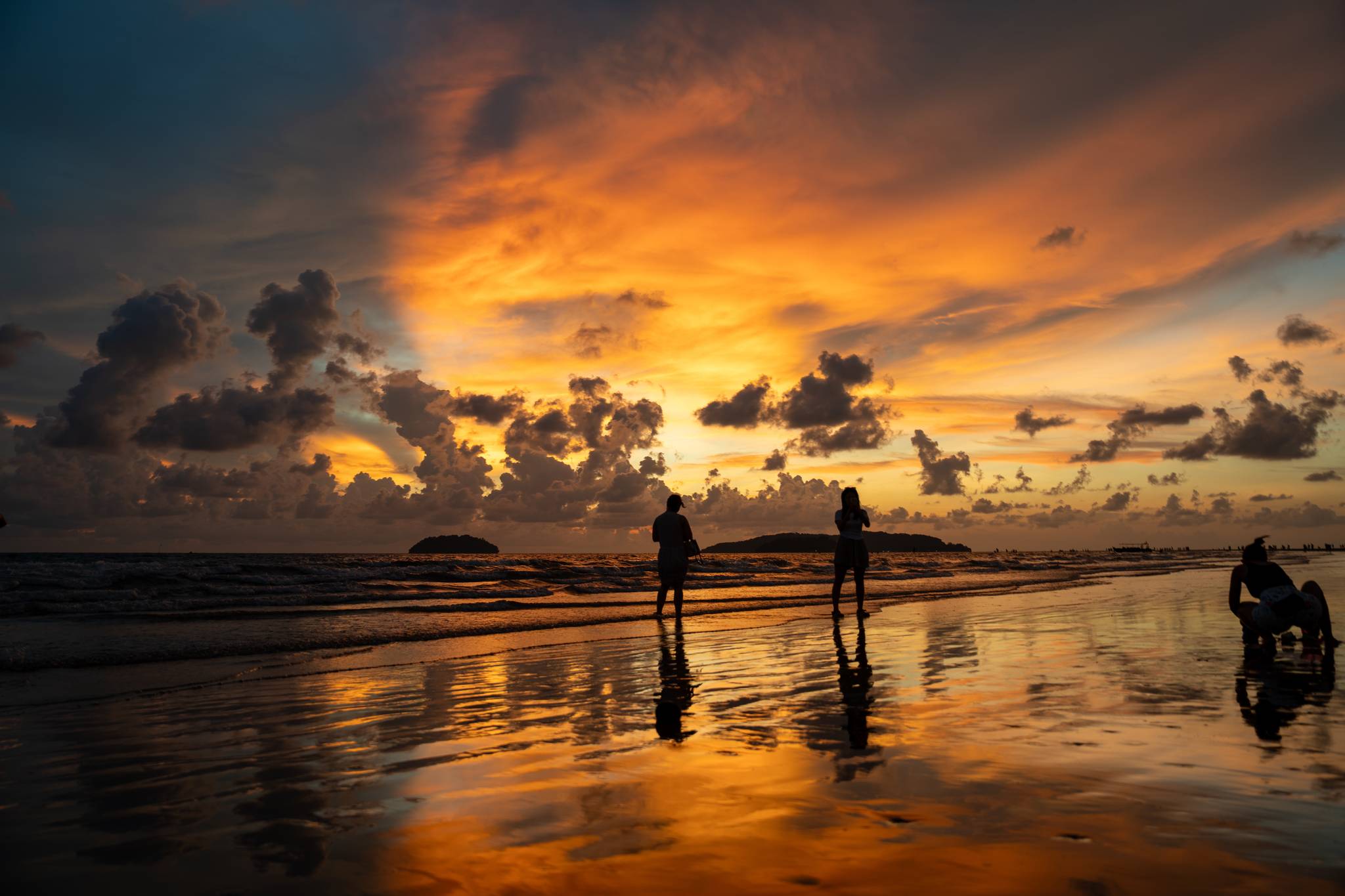 tramonto a kota kinabalu