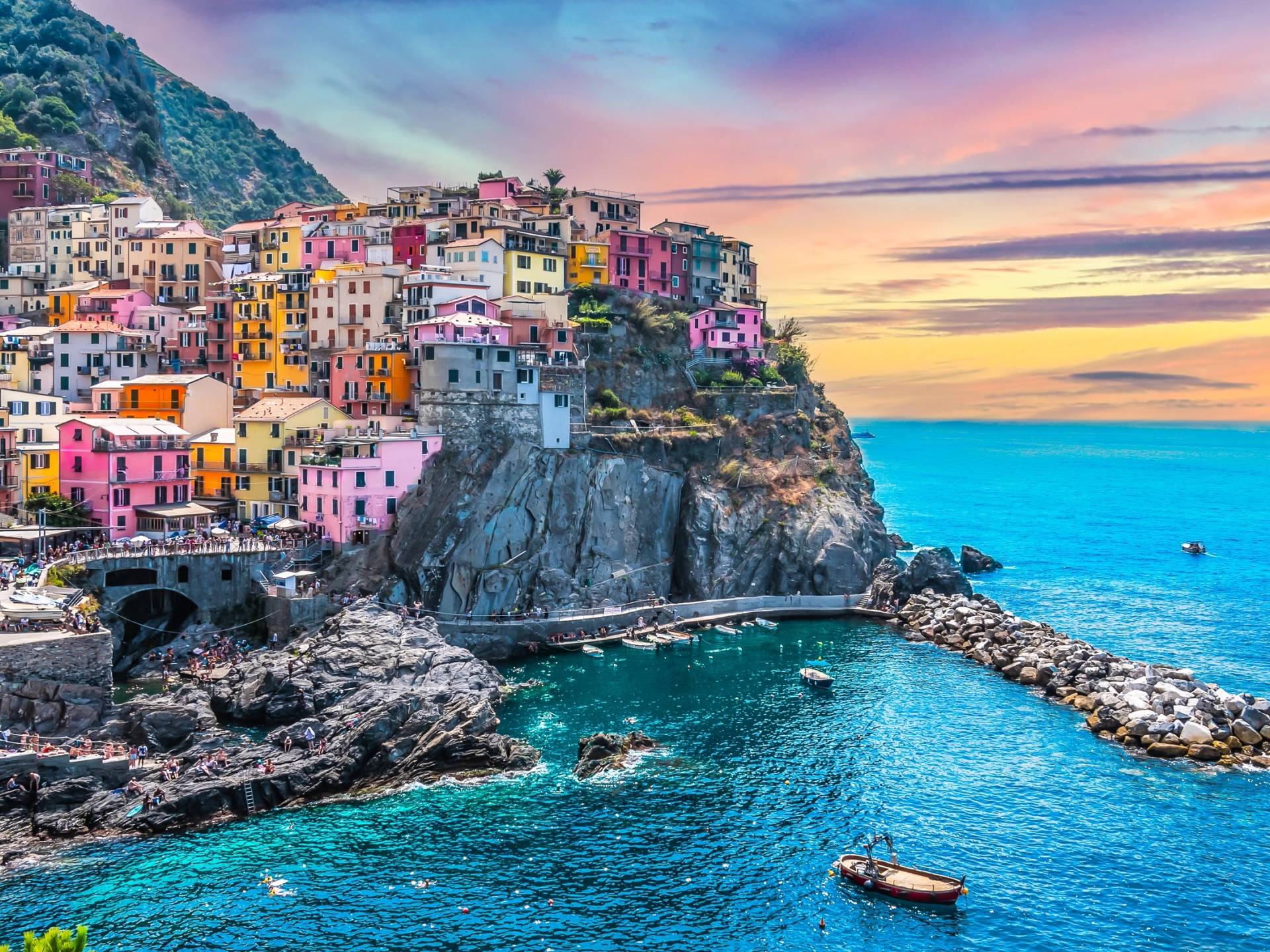 Cinque Terre and Portofino on the road cover
