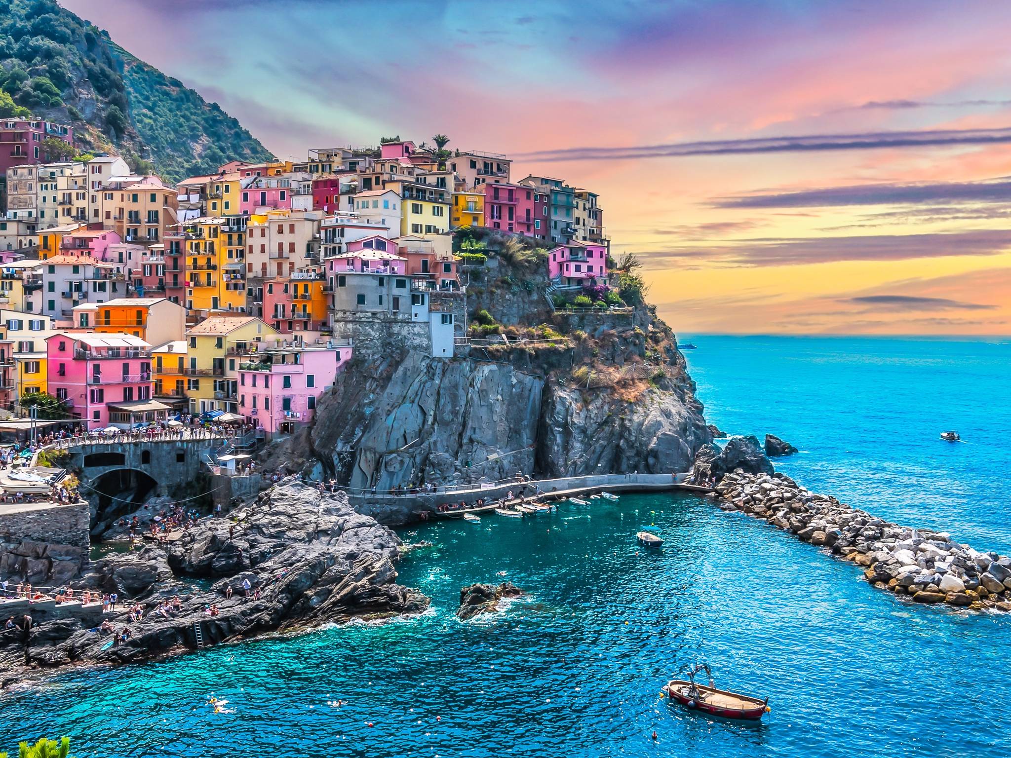 Cinque Terre and Portofino on the road cover