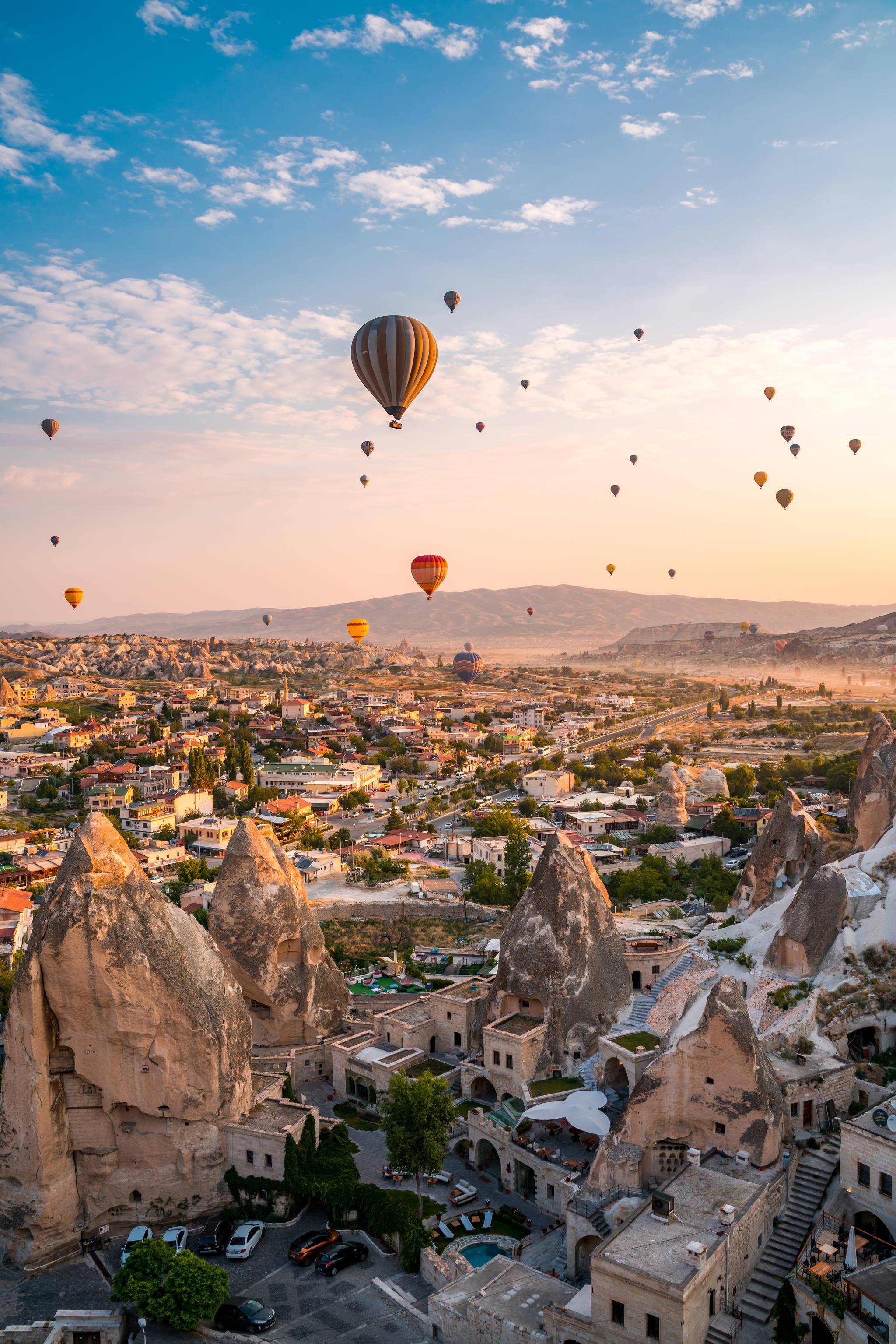 panoramic view of cappadocia