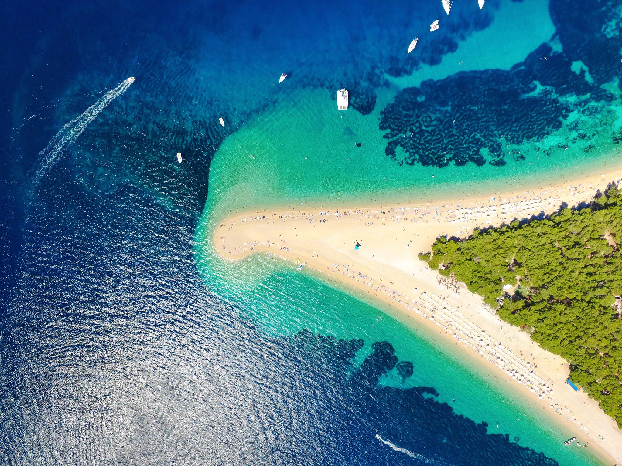 sea and beach of Brac
