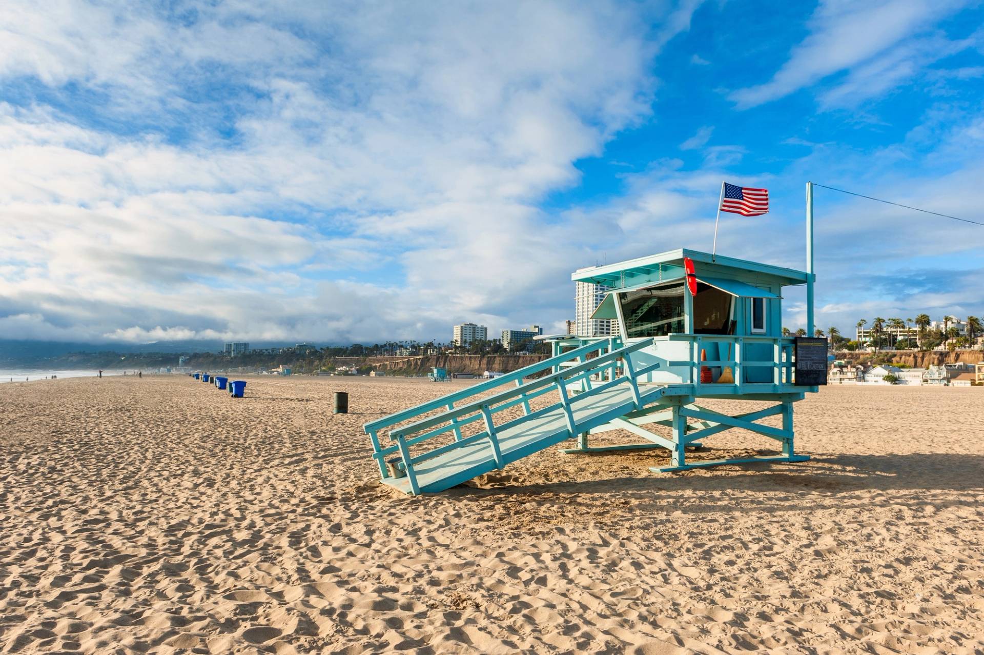 vedetta del bagnino a santa monica beach