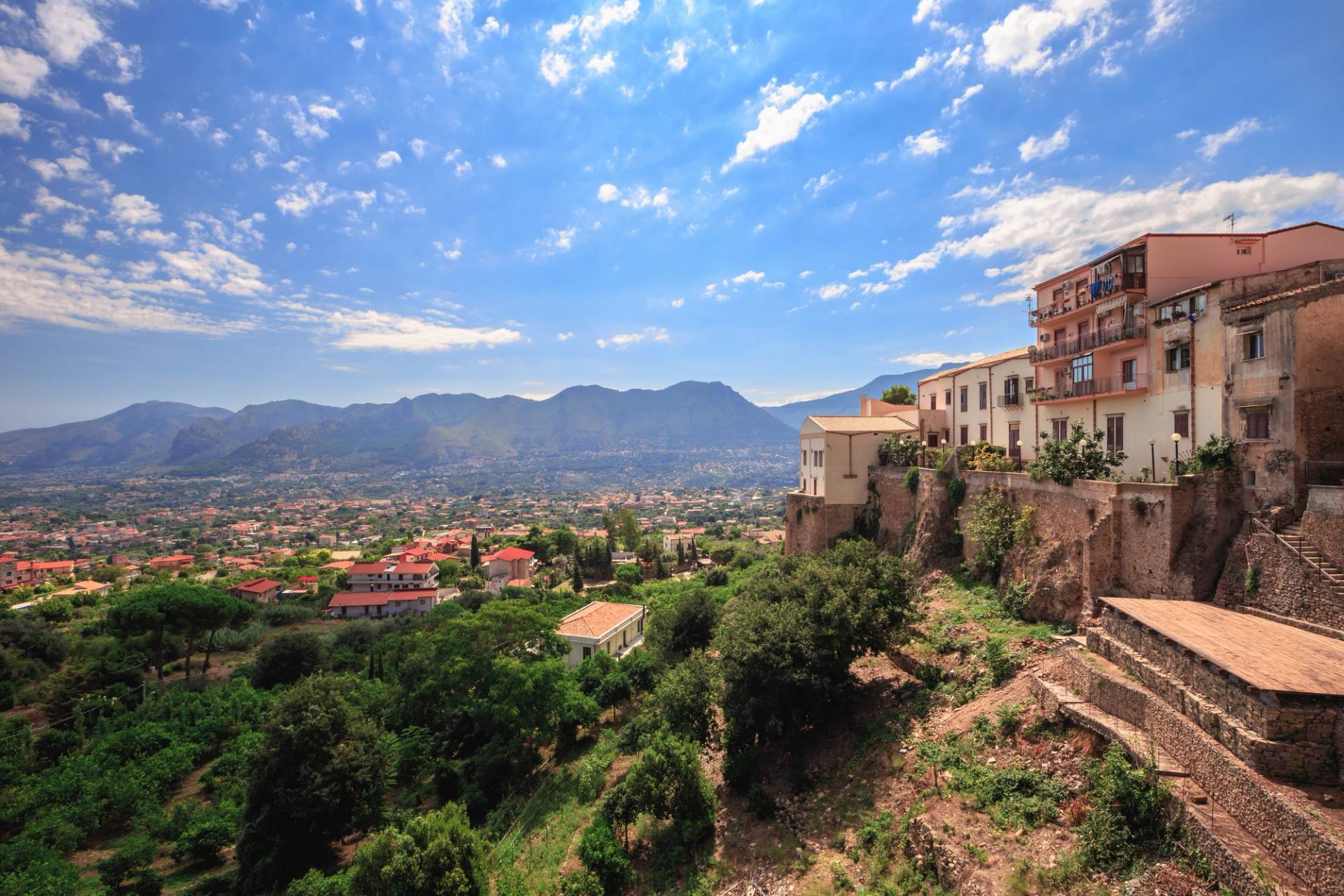 panoramic view of Monreale