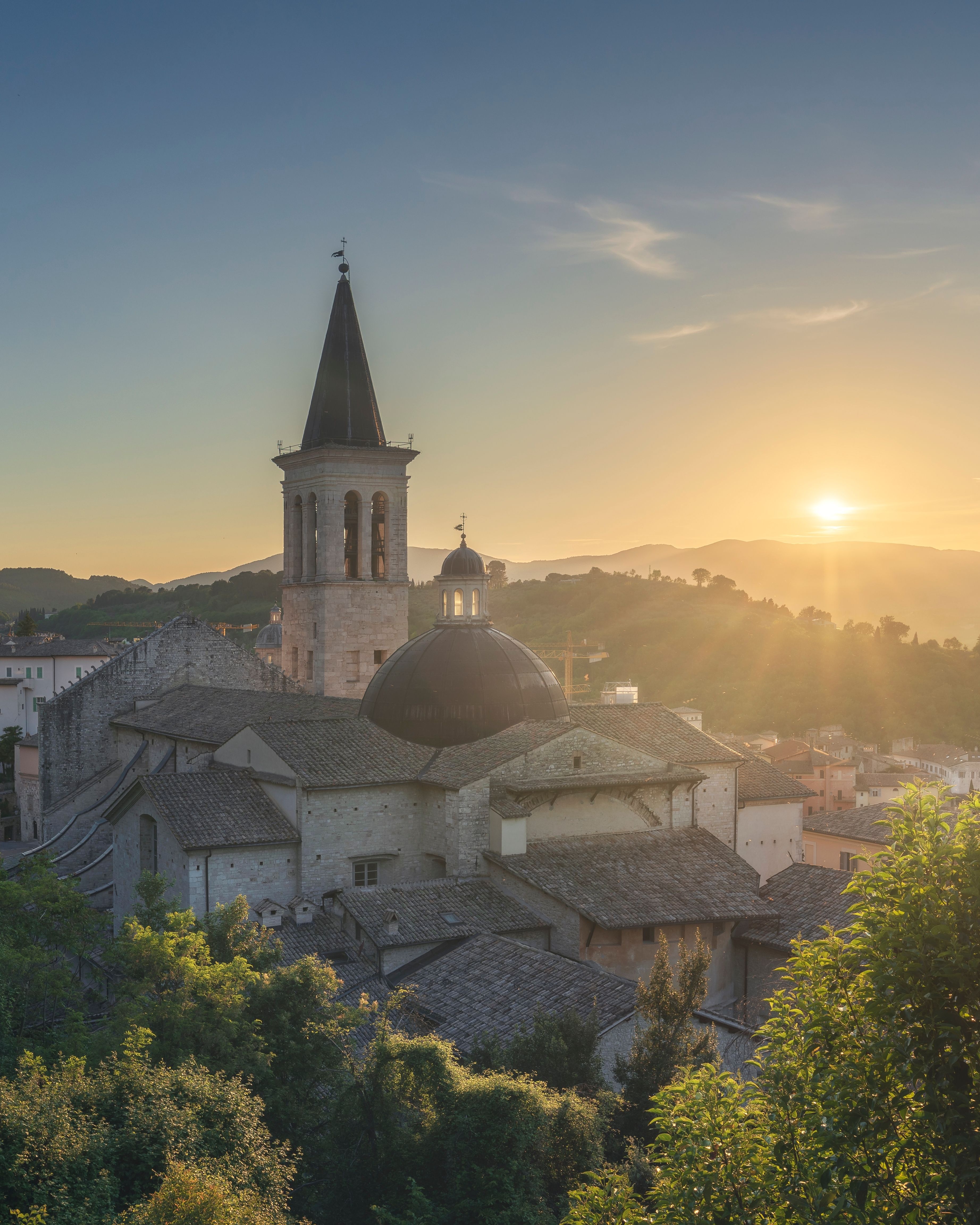 spoleto sunset