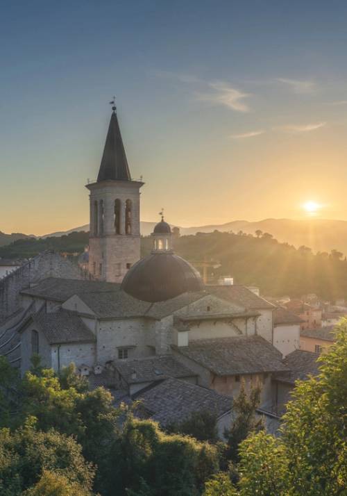 spoleto sunset