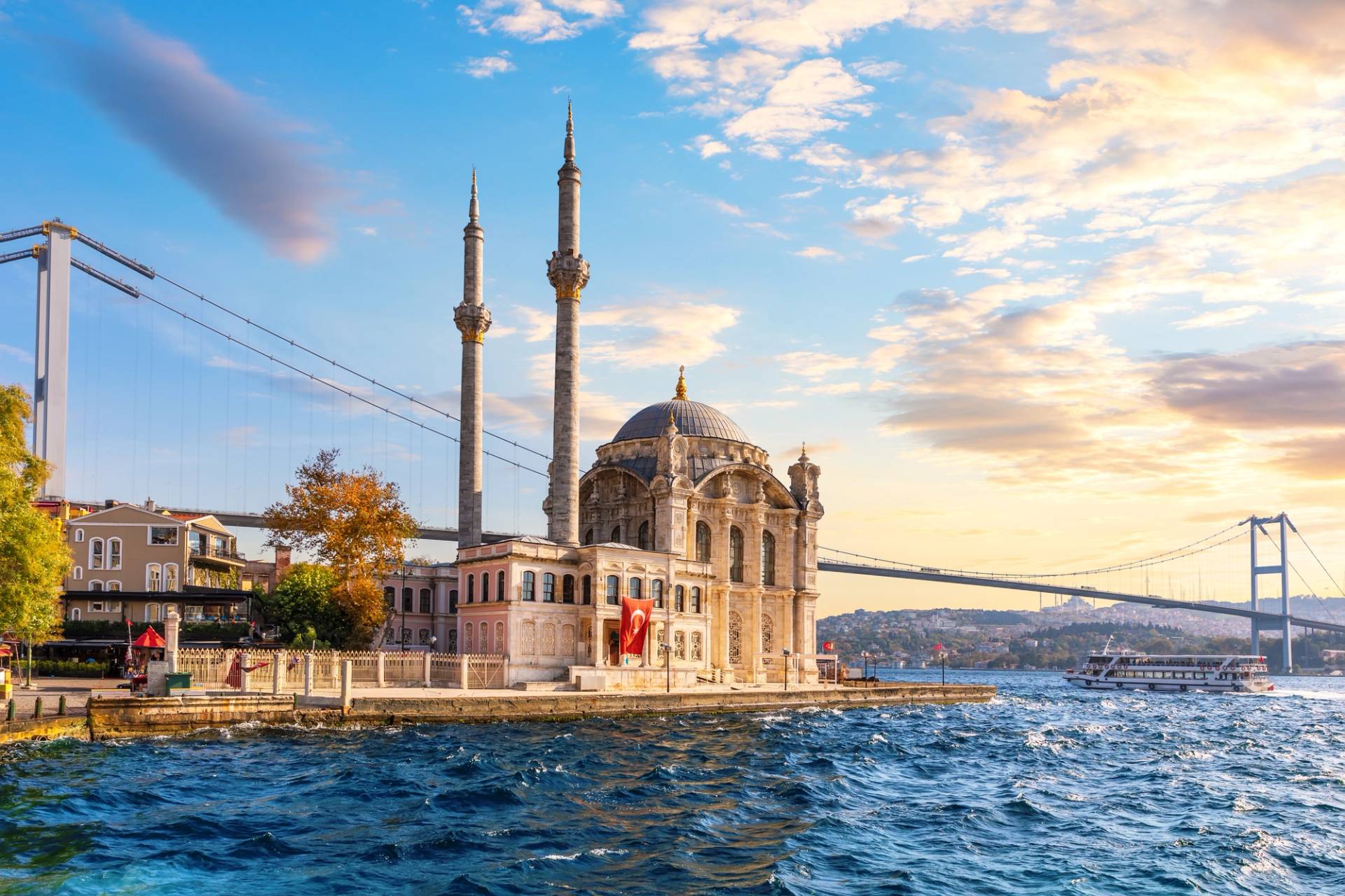 vista sulla moschea blu di istanbul