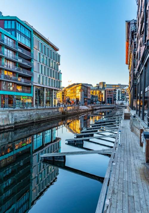 oslo di sera