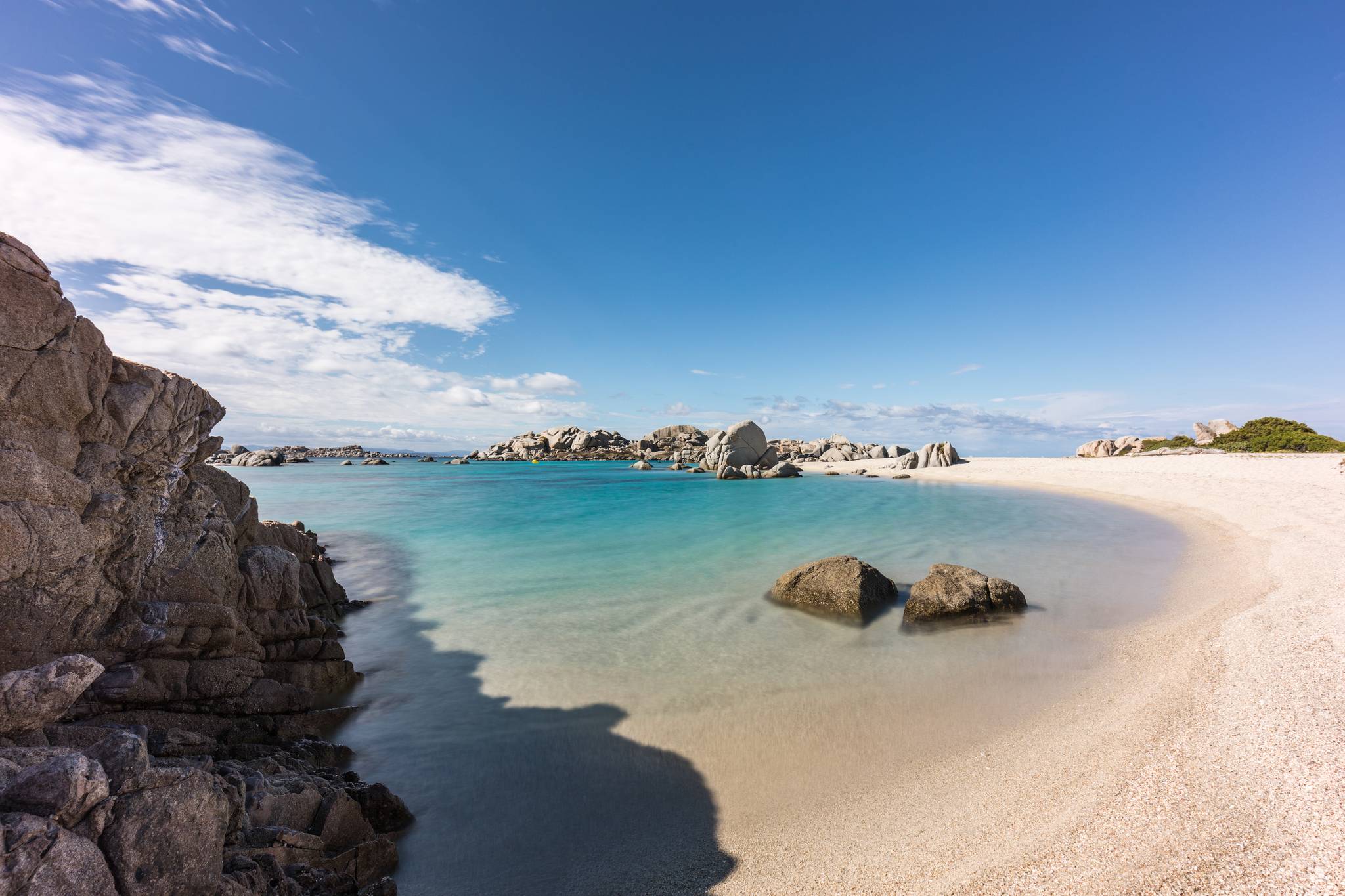 spiaggia isola di cavallo in corsica