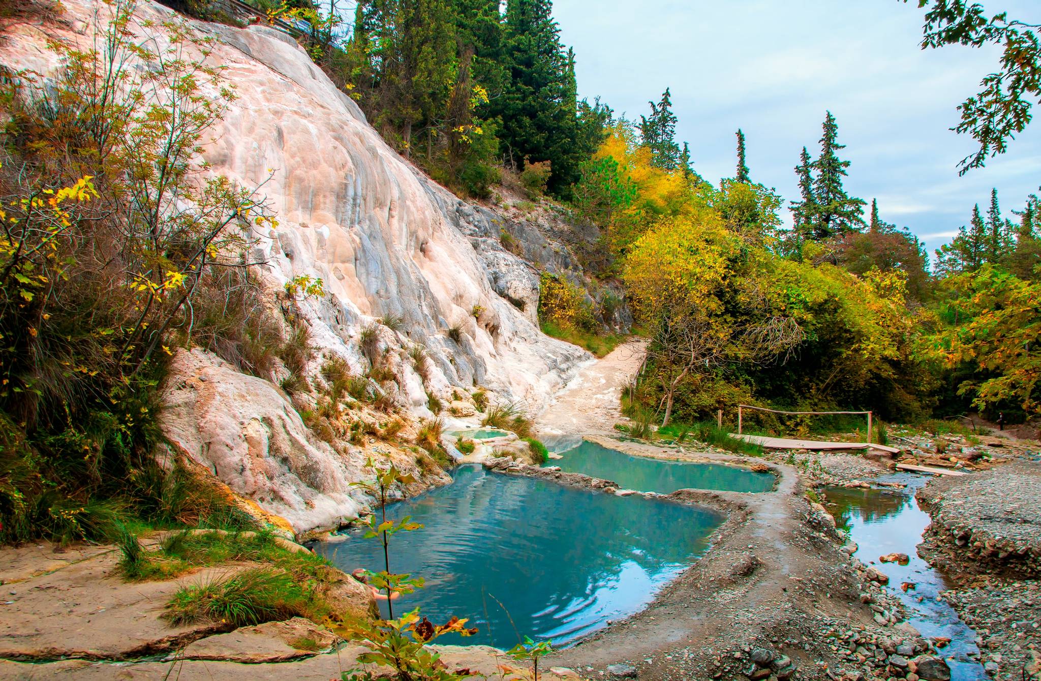 bagni di san filippo in toscana