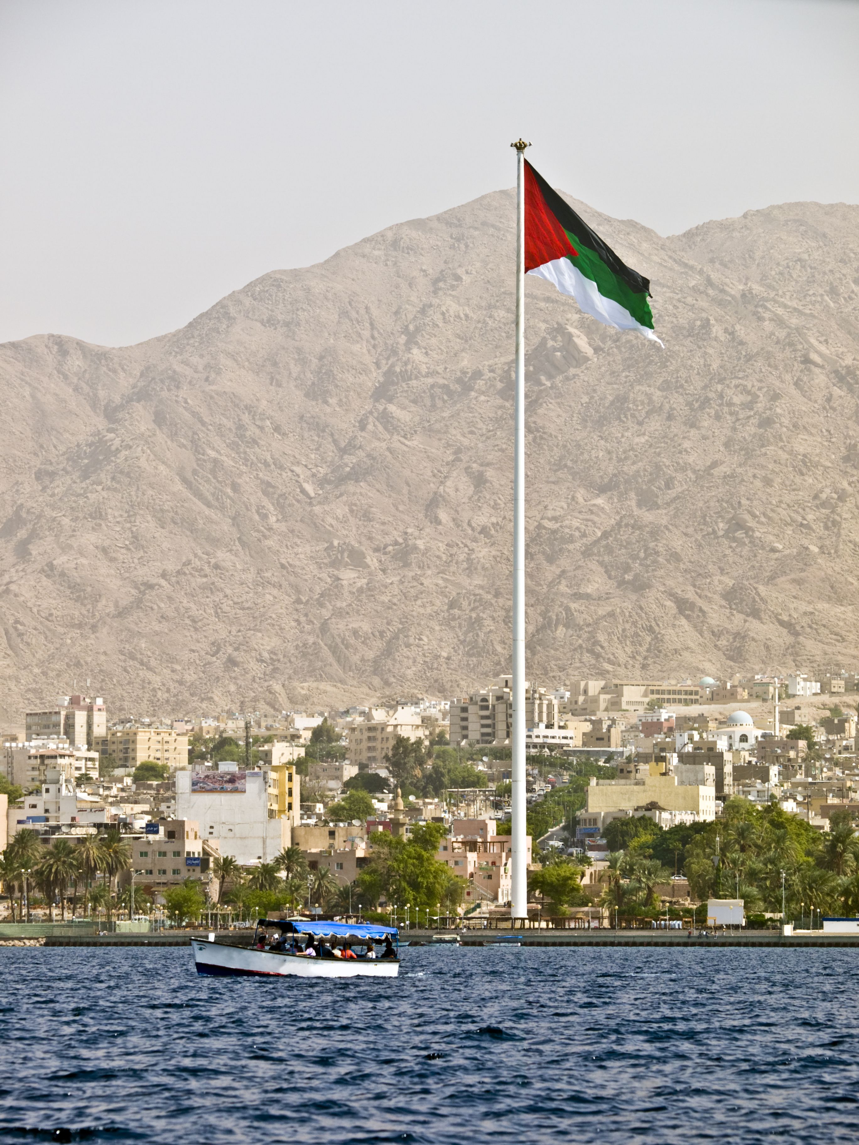 vista sulla costa di aqaba