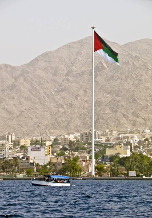 vista sulla costa di aqaba