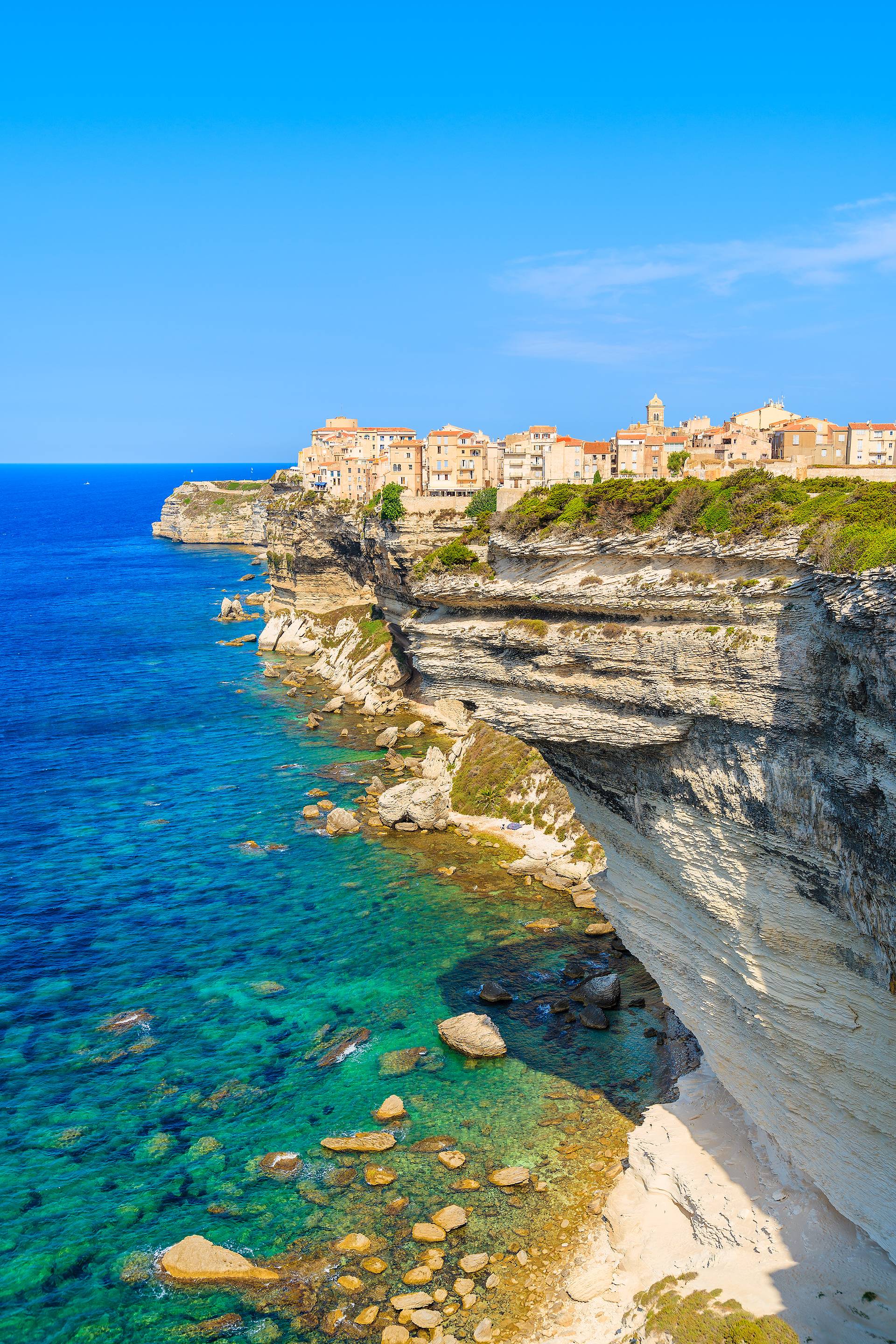 sea and cliffs bonifacio