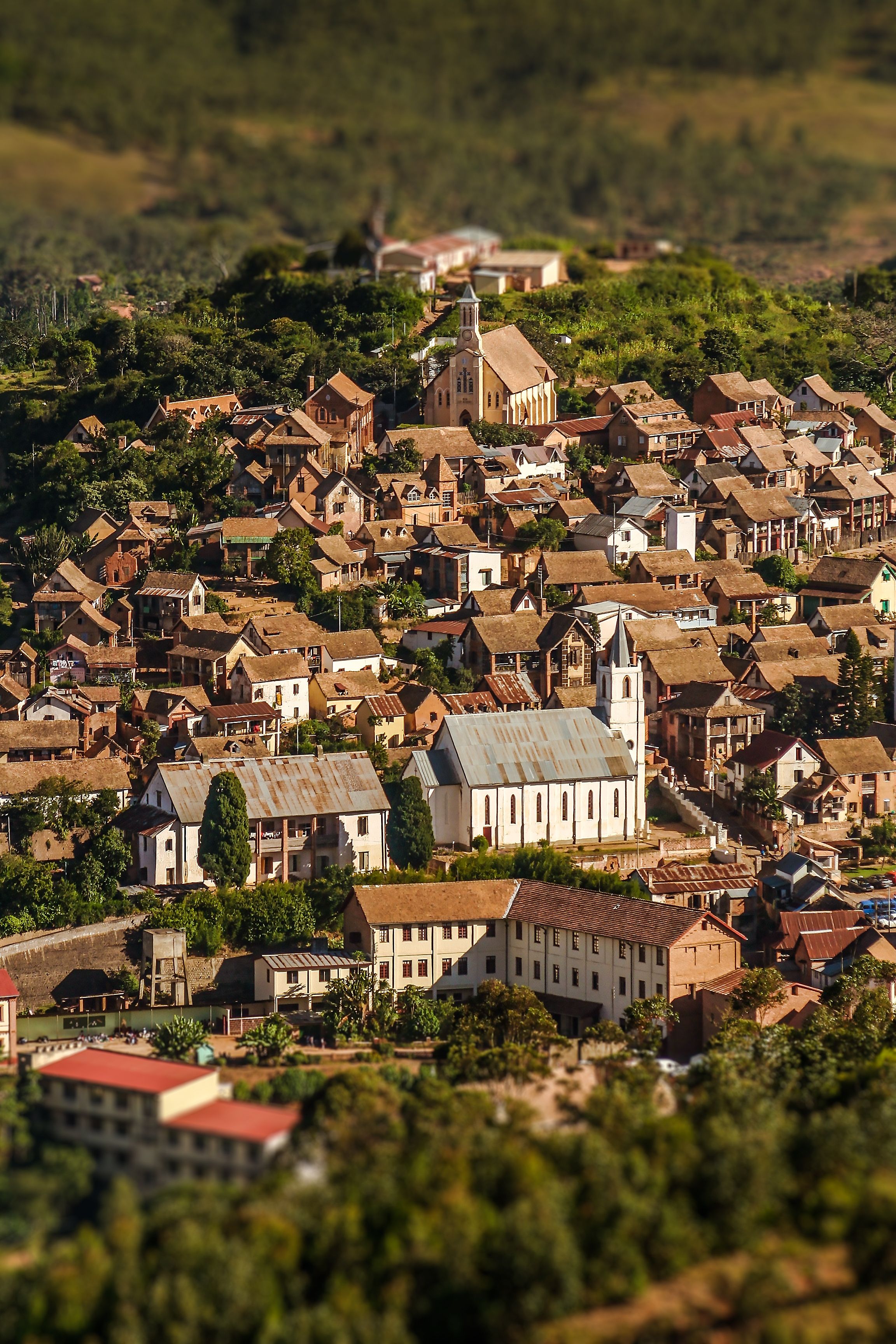citta di fianarantsoa in madagascar
