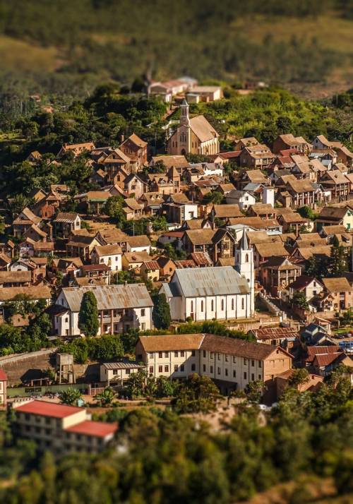 citta di fianarantsoa in madagascar
