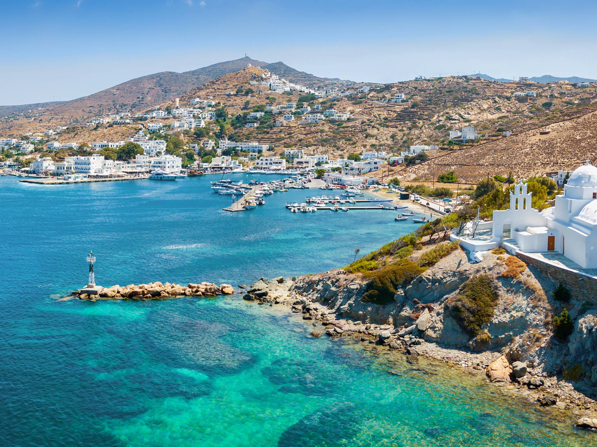 Tour in barca a vela tra Mykonos e Santorini cover