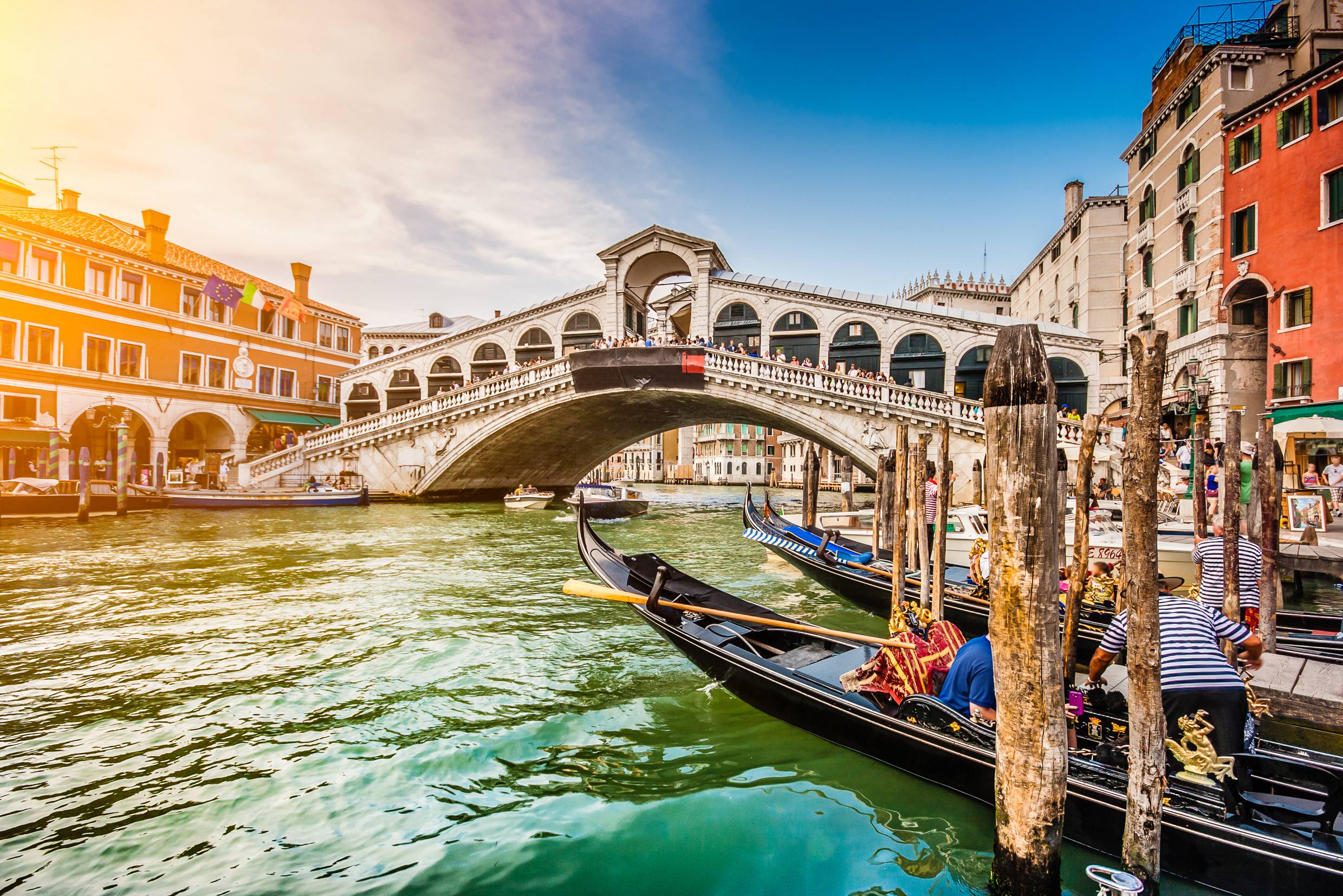 channel and gondola venice