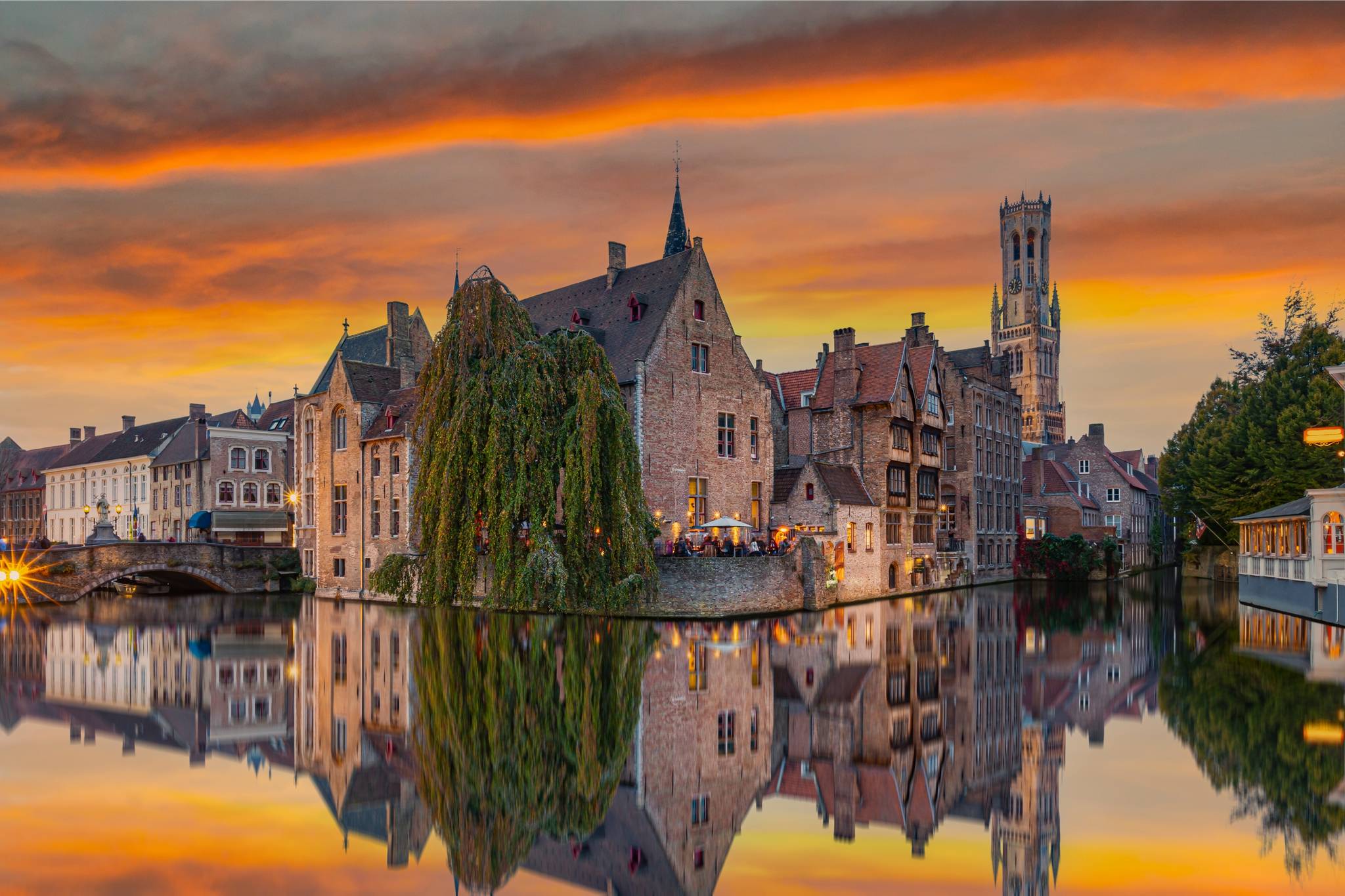 tramonto bruges