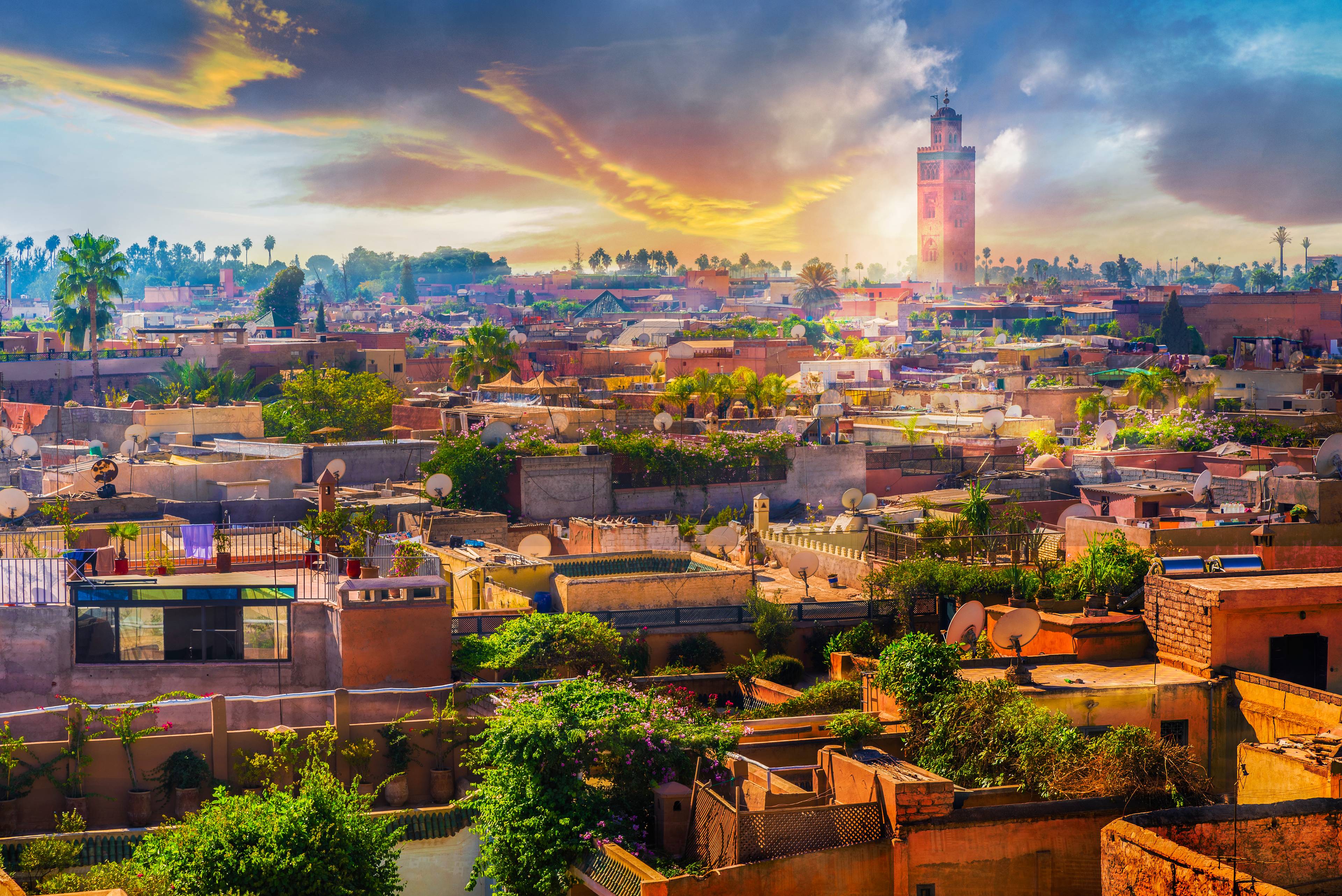 panorama di marrakech