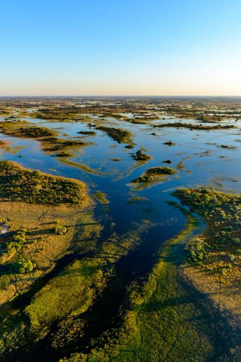 vista sul delta del okavango