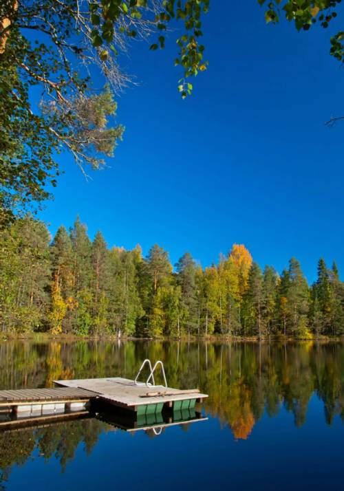 sauna lago in finlandia