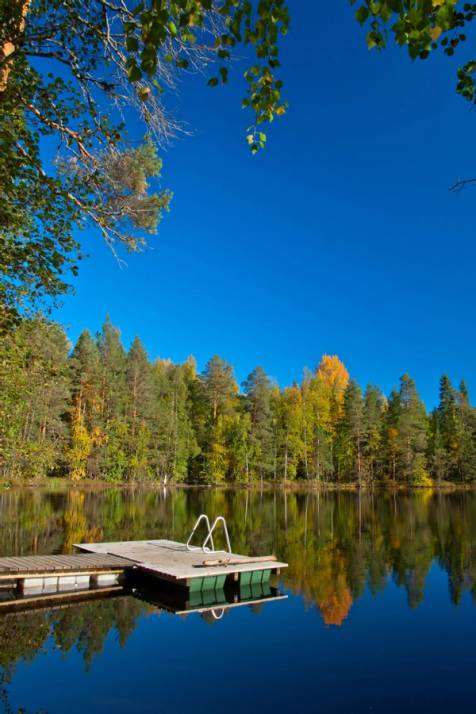 sauna lago in finlandia