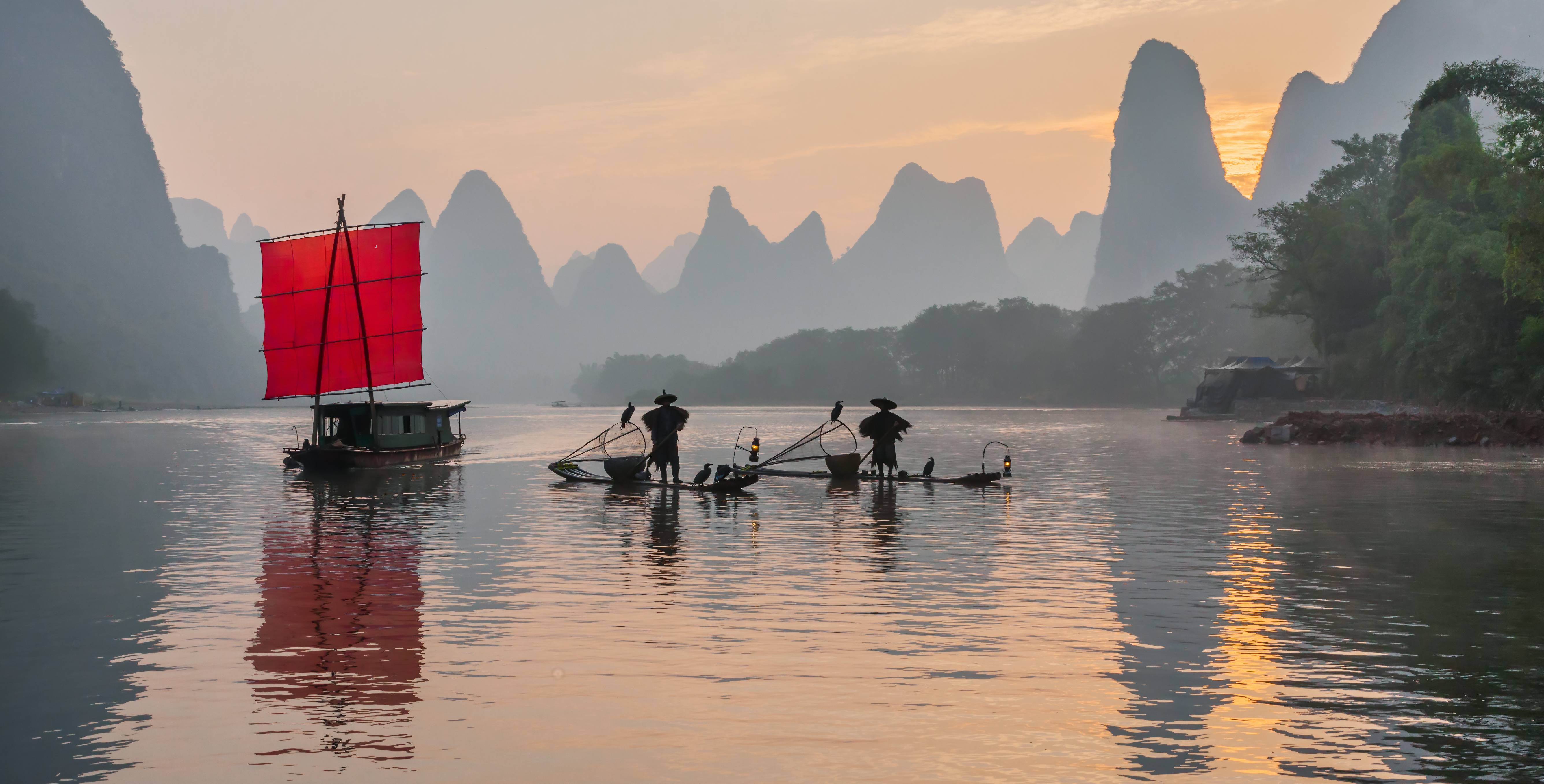 panorama di yangshuo