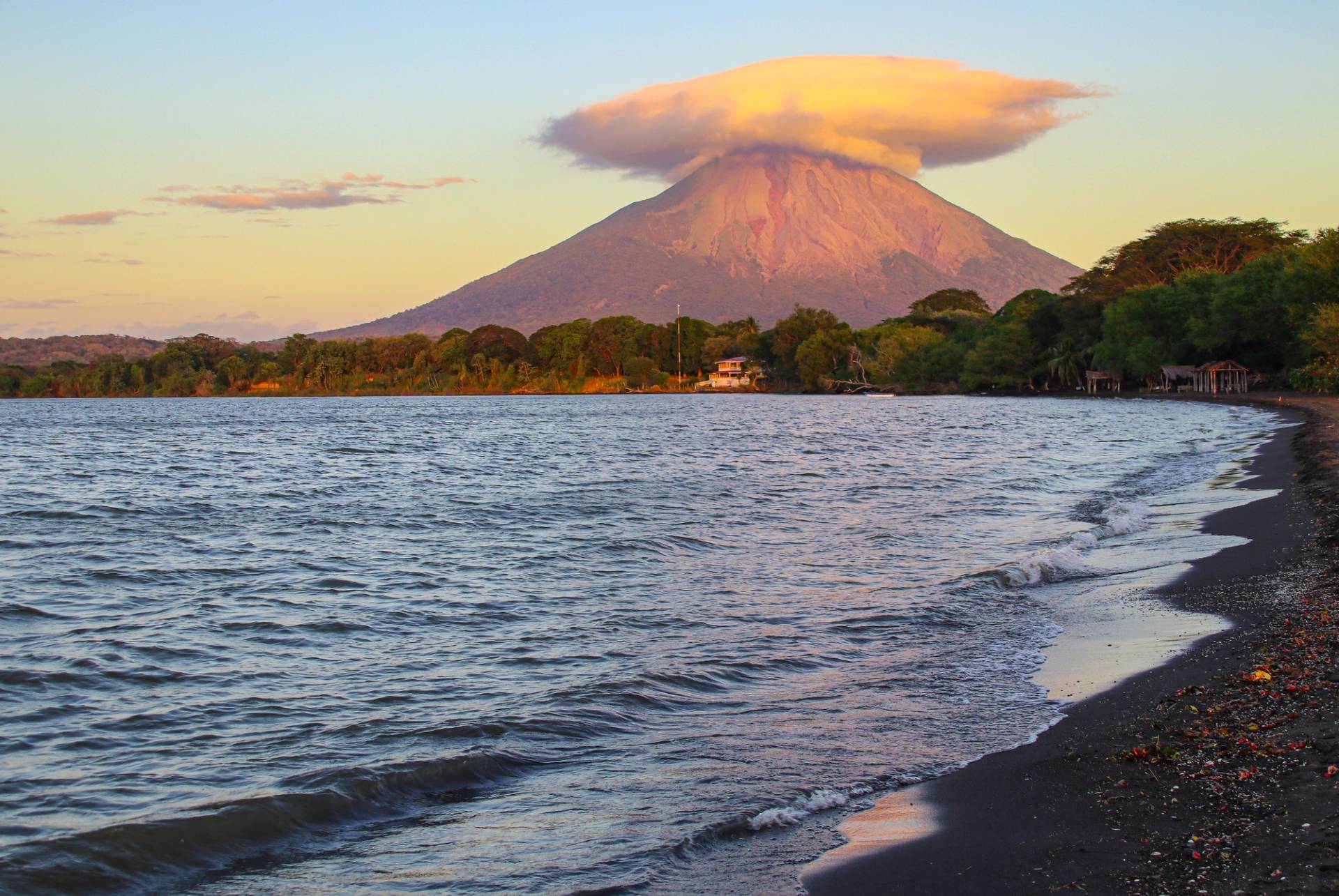 volcano on Ometepe island