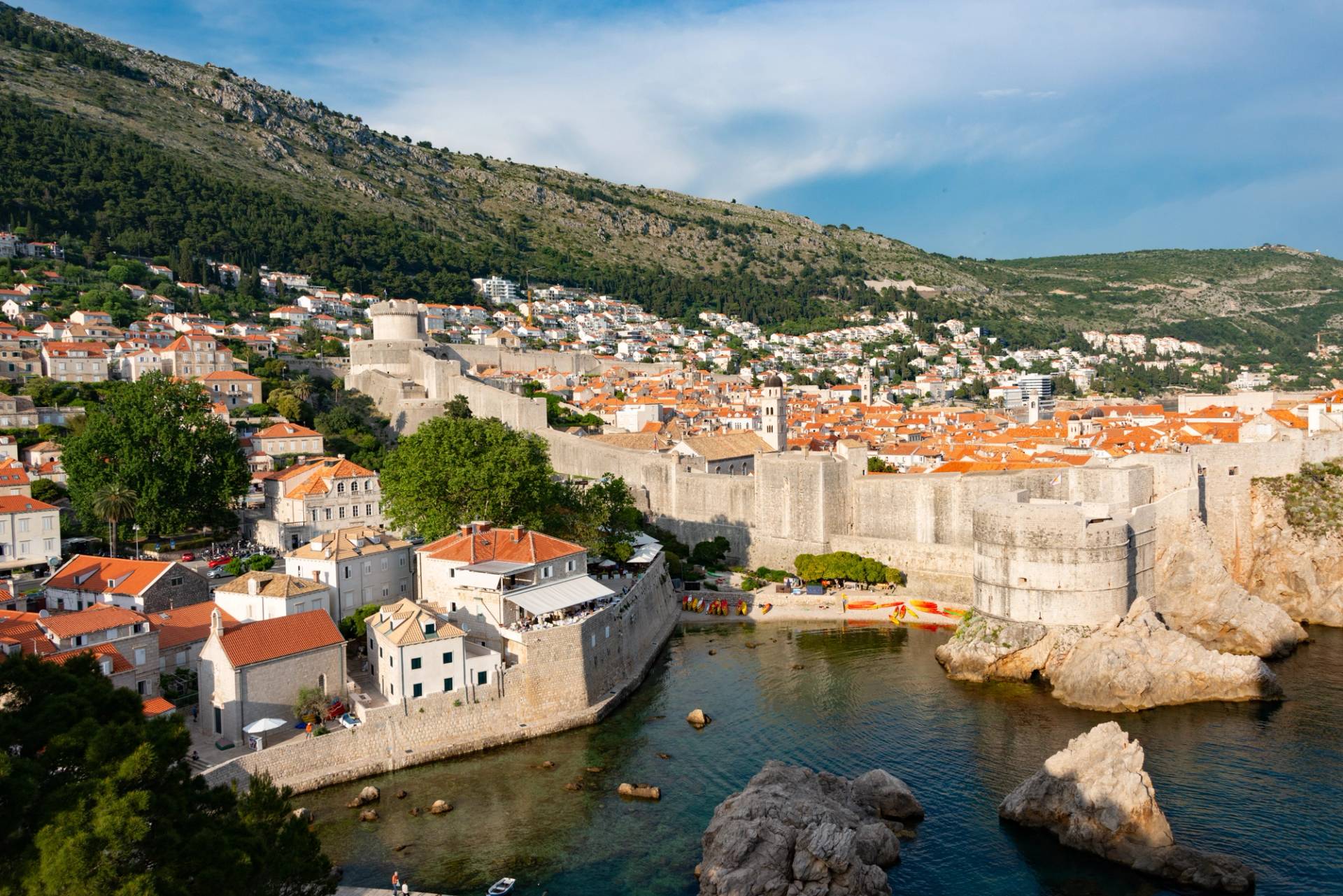 walls and city of Dubrovnik