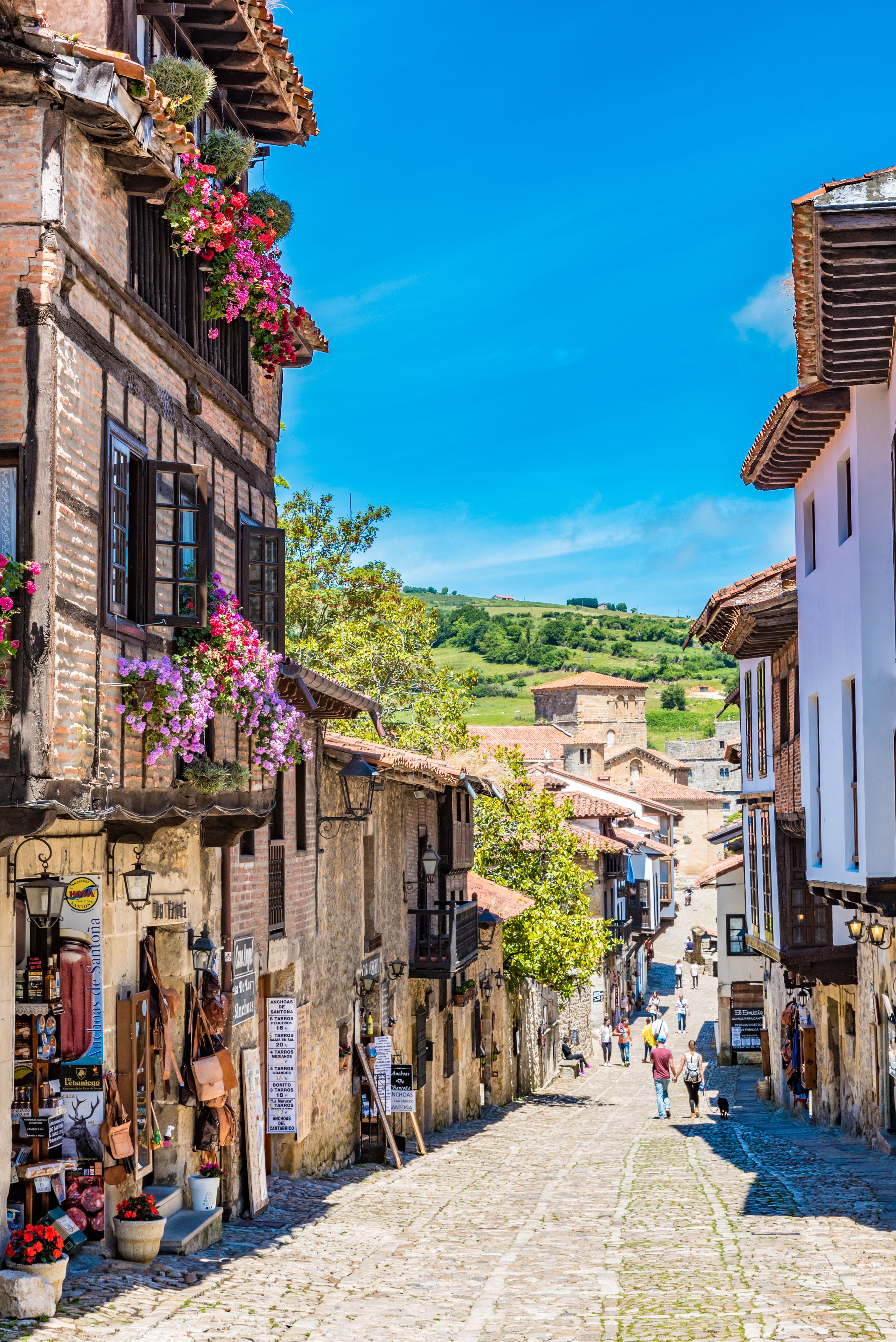 scorcio di santillana del mar