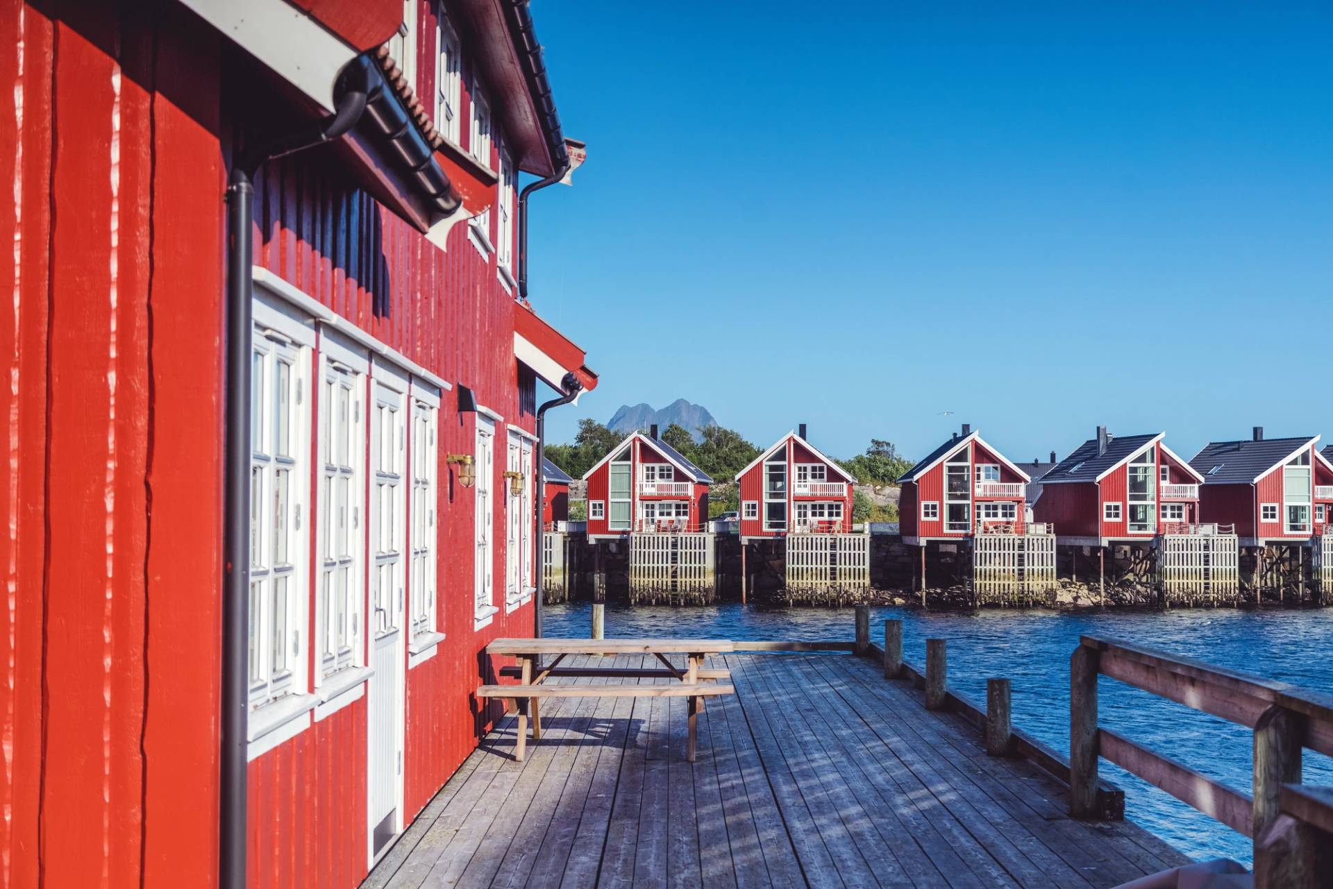 case rosse lofoten norvegia