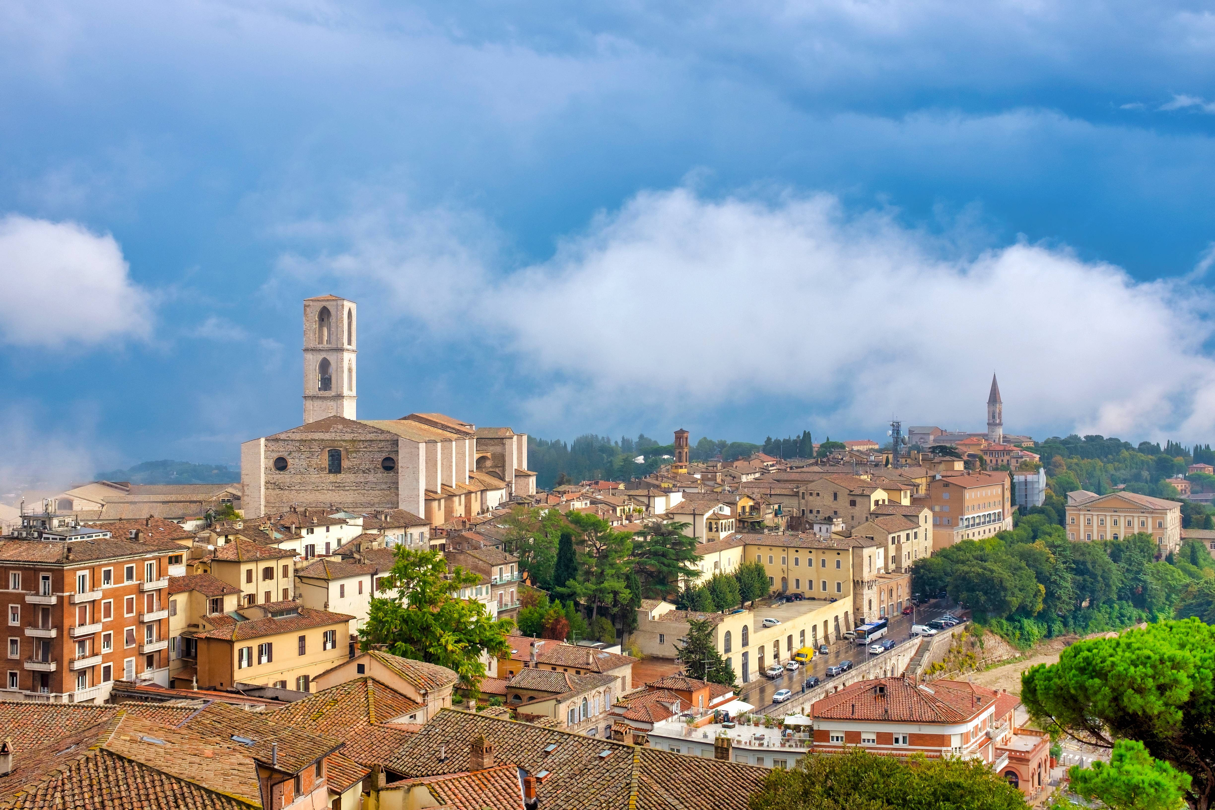 panoramicf view of perugia