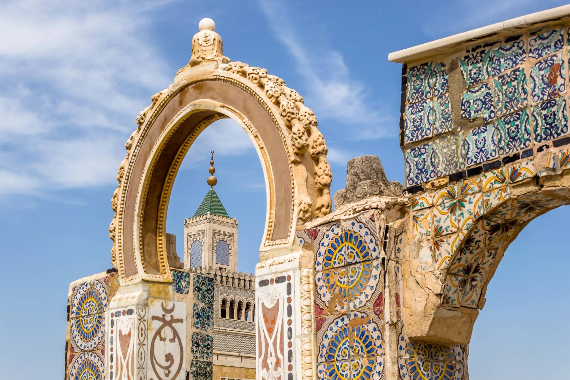mosaic arch