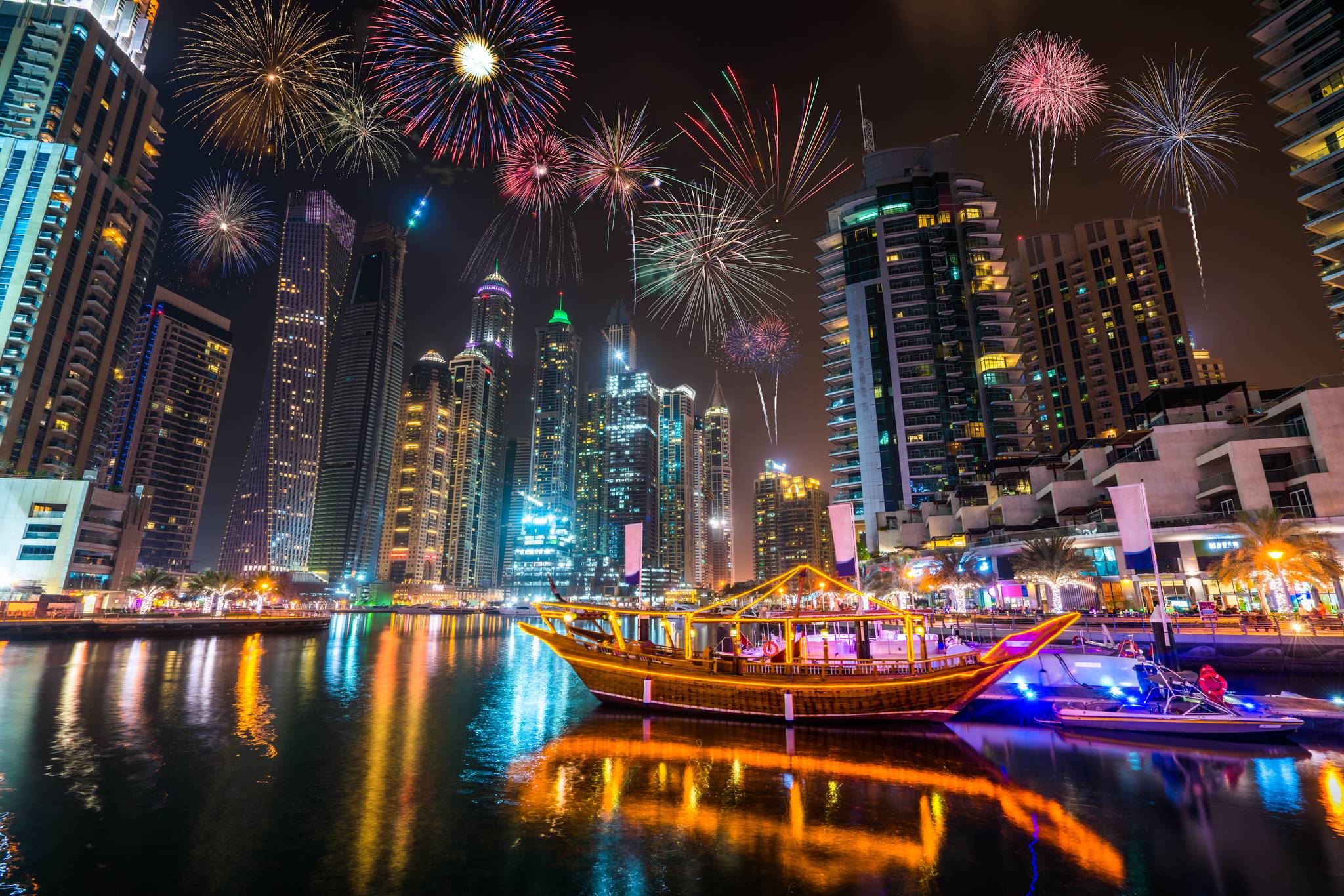 capodanno barca dubai