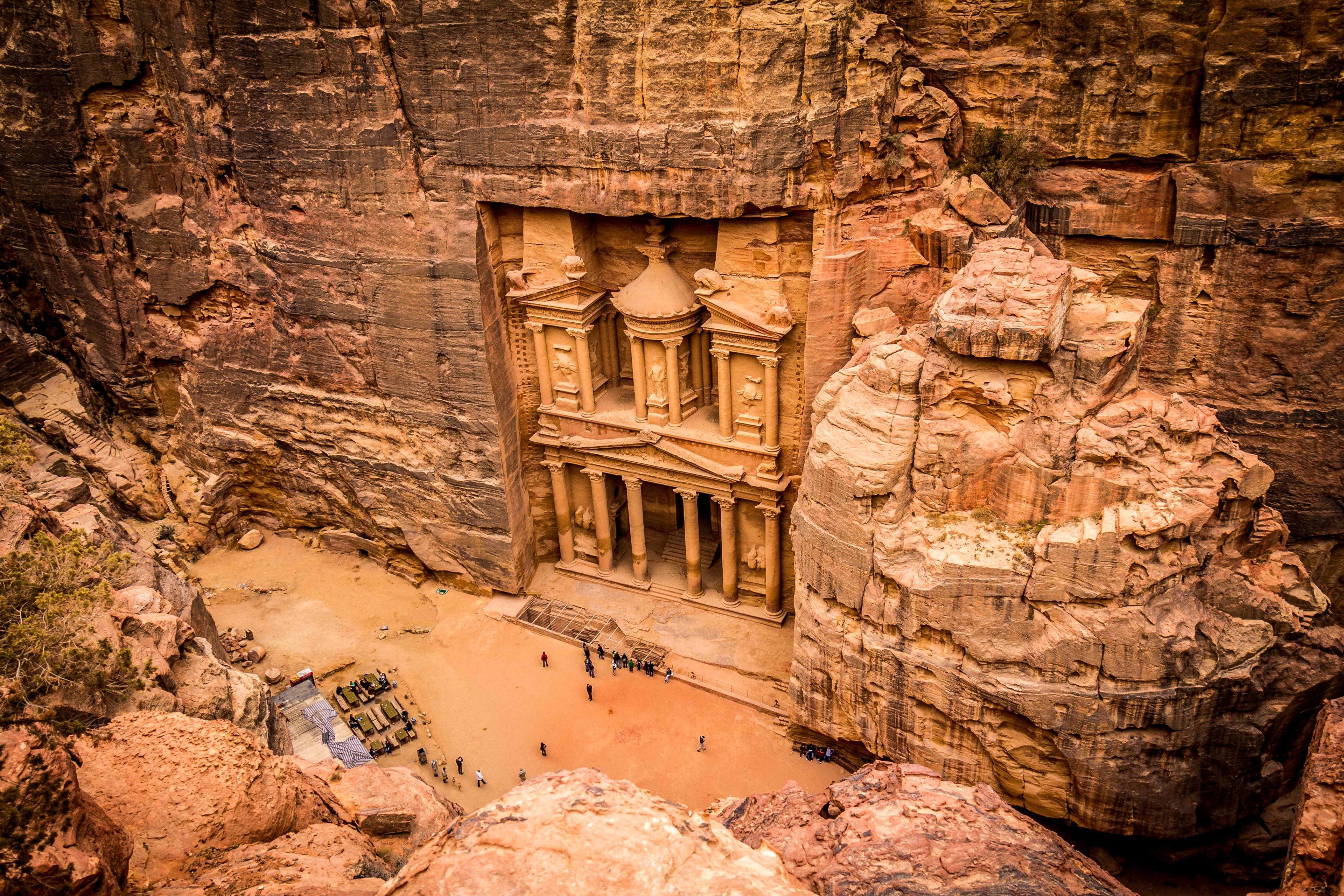 Città di Petra in Giordania
