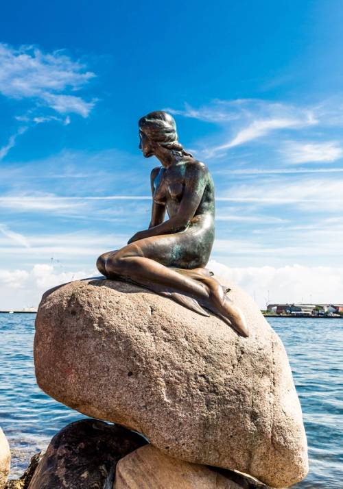 The Little Mermaid statue Copenhagen