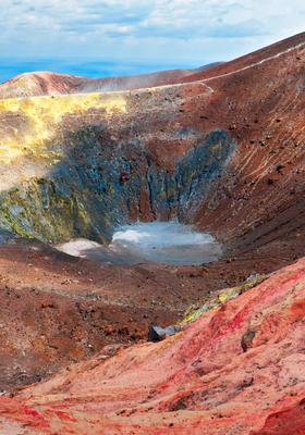 Cratere di Vulcano in Sicilia