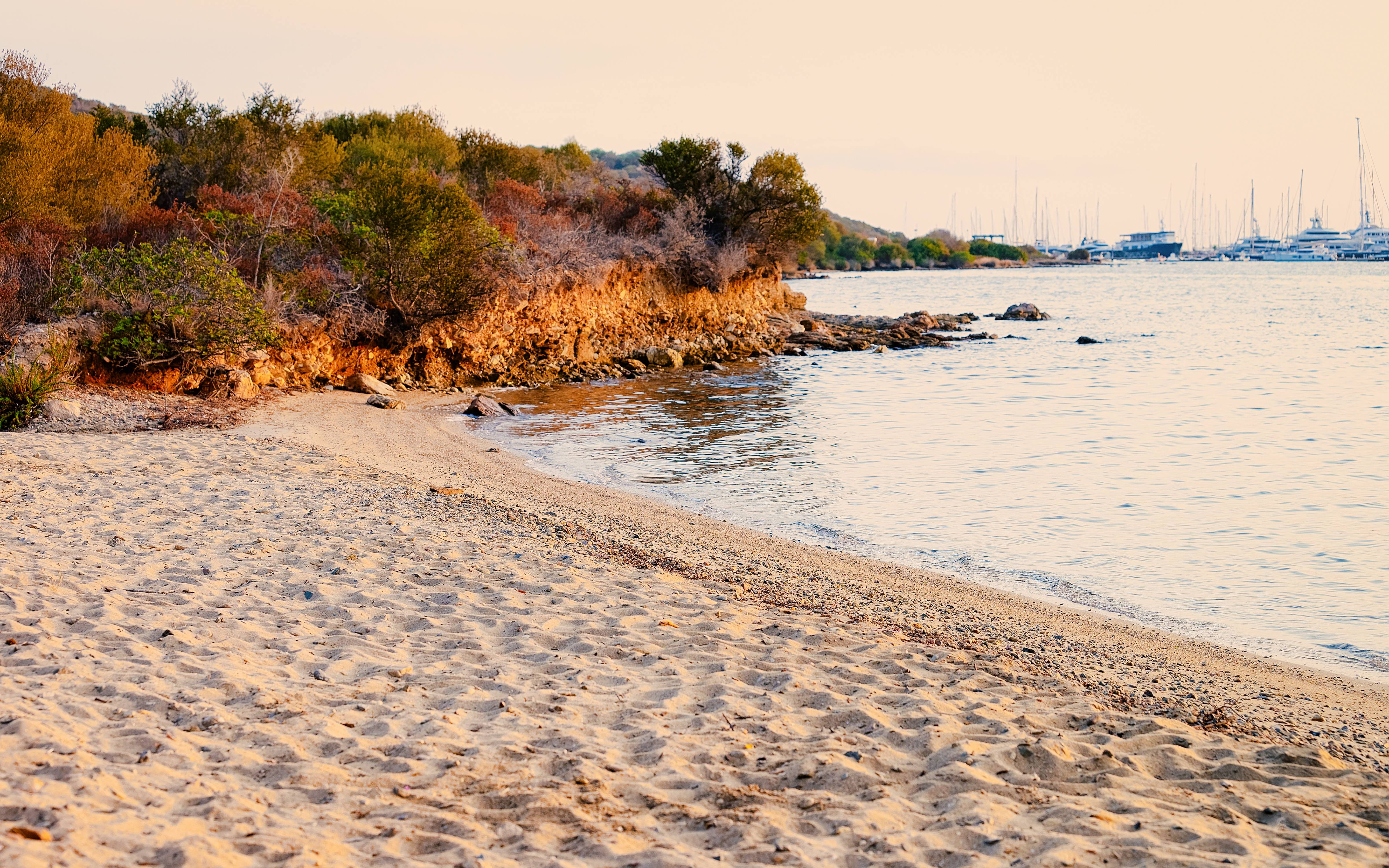 sunset in porto rotondo