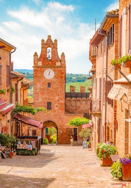 medieval village in gradara