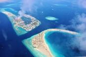 vista aerea male maldive