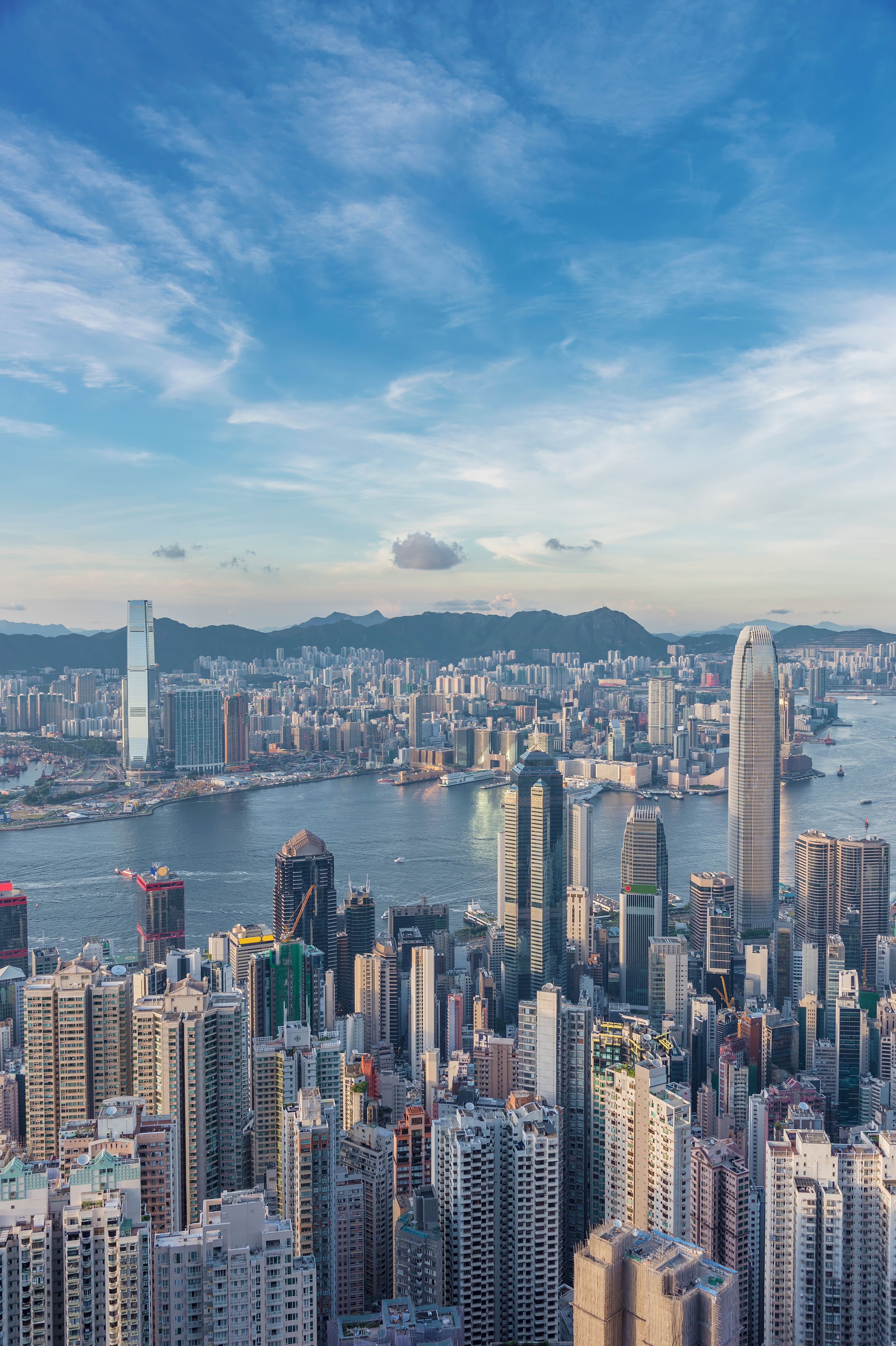 panorama di hong kong