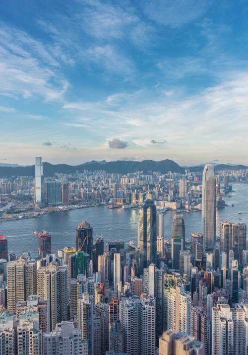panorama di hong kong