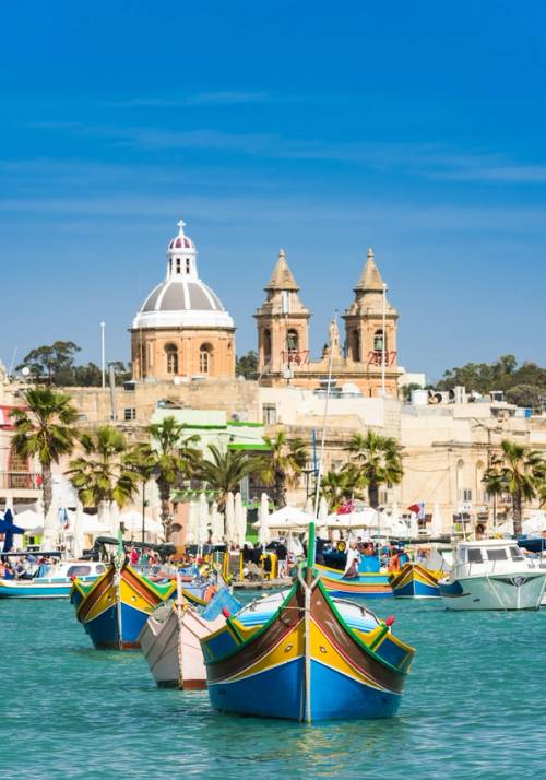 barche tipiche a marsaxlokk