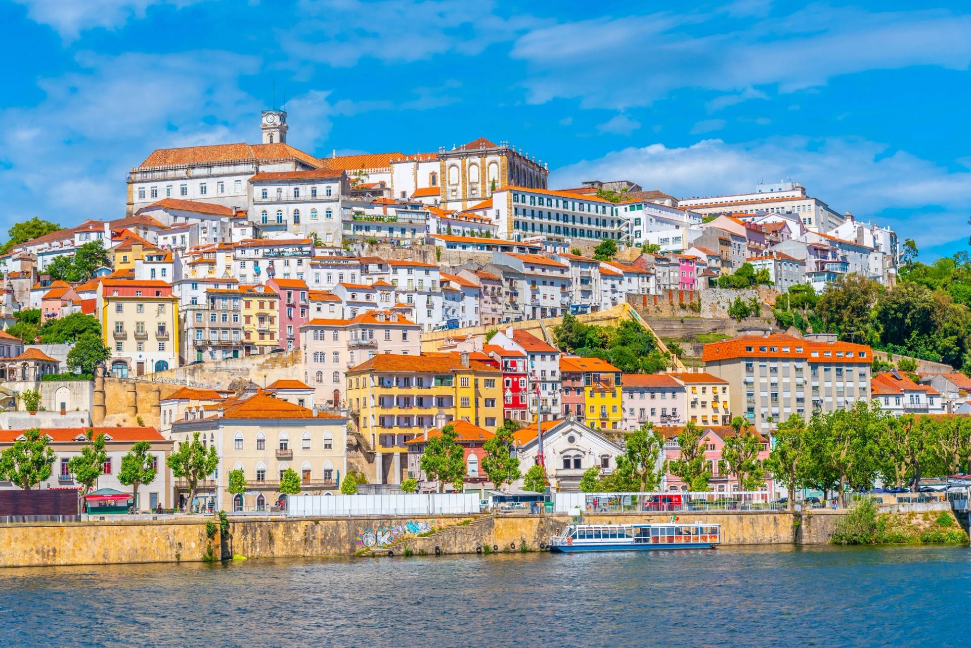 city of Coimbra and river
