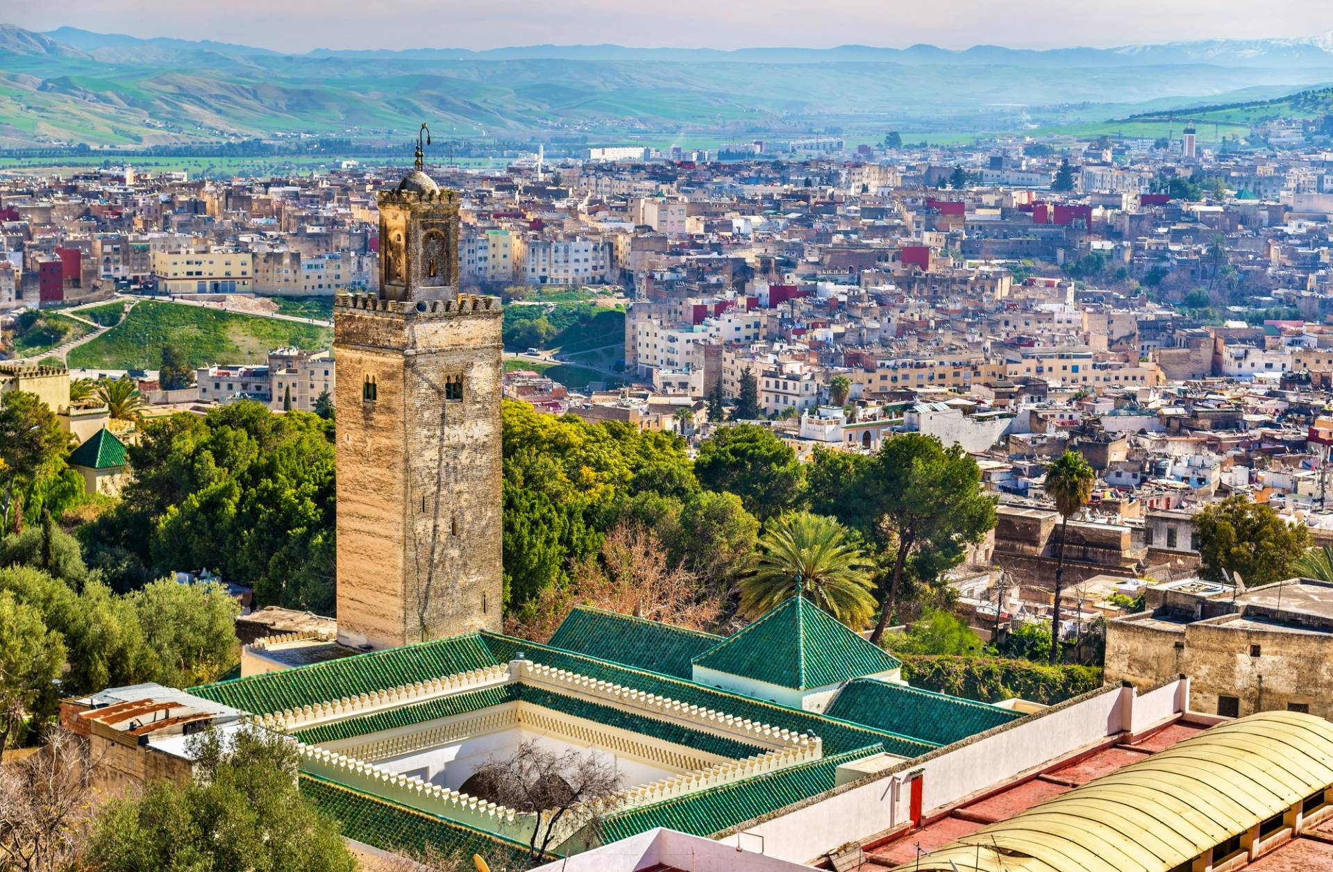 tower and city of Fez