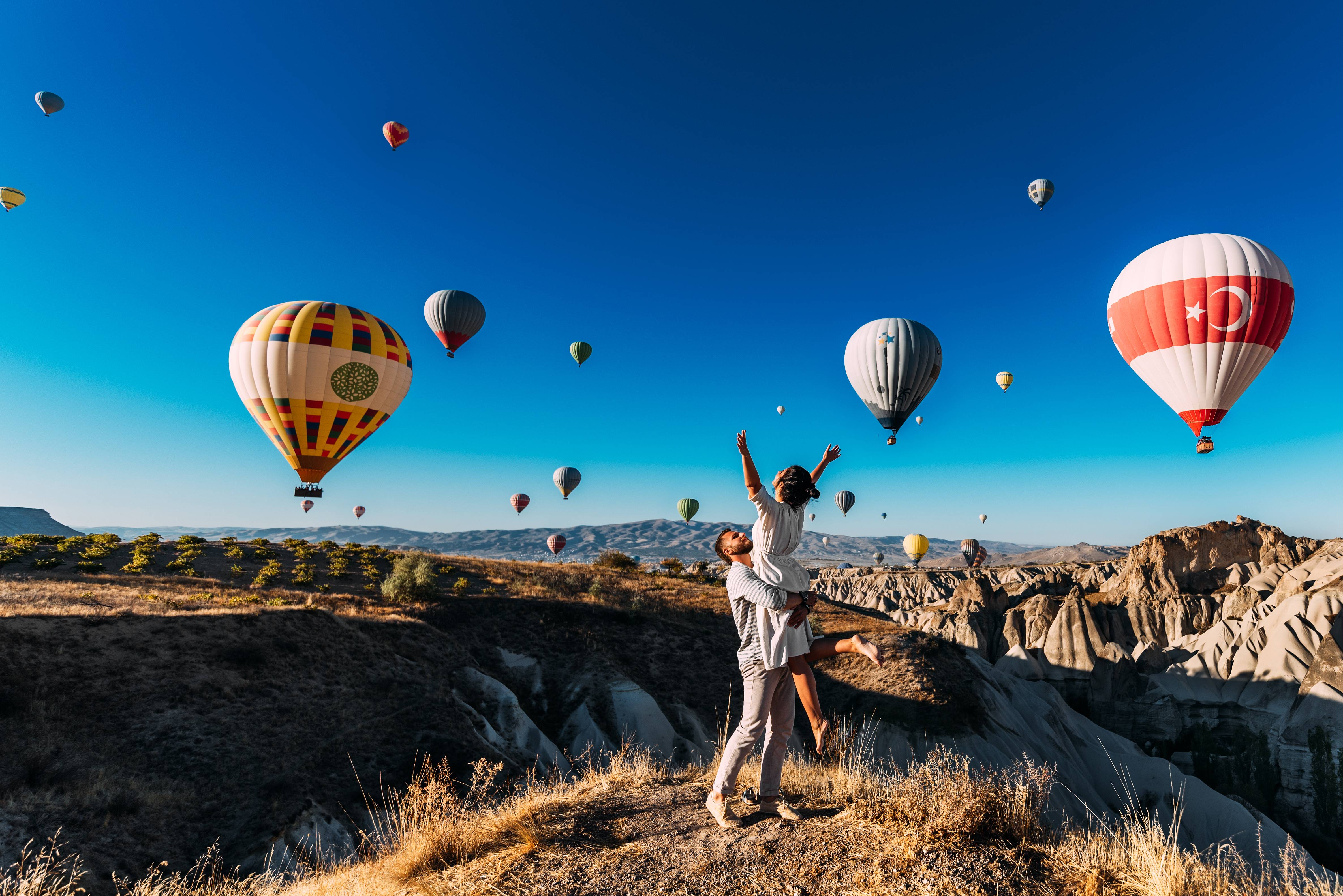 coppia in cappadocia